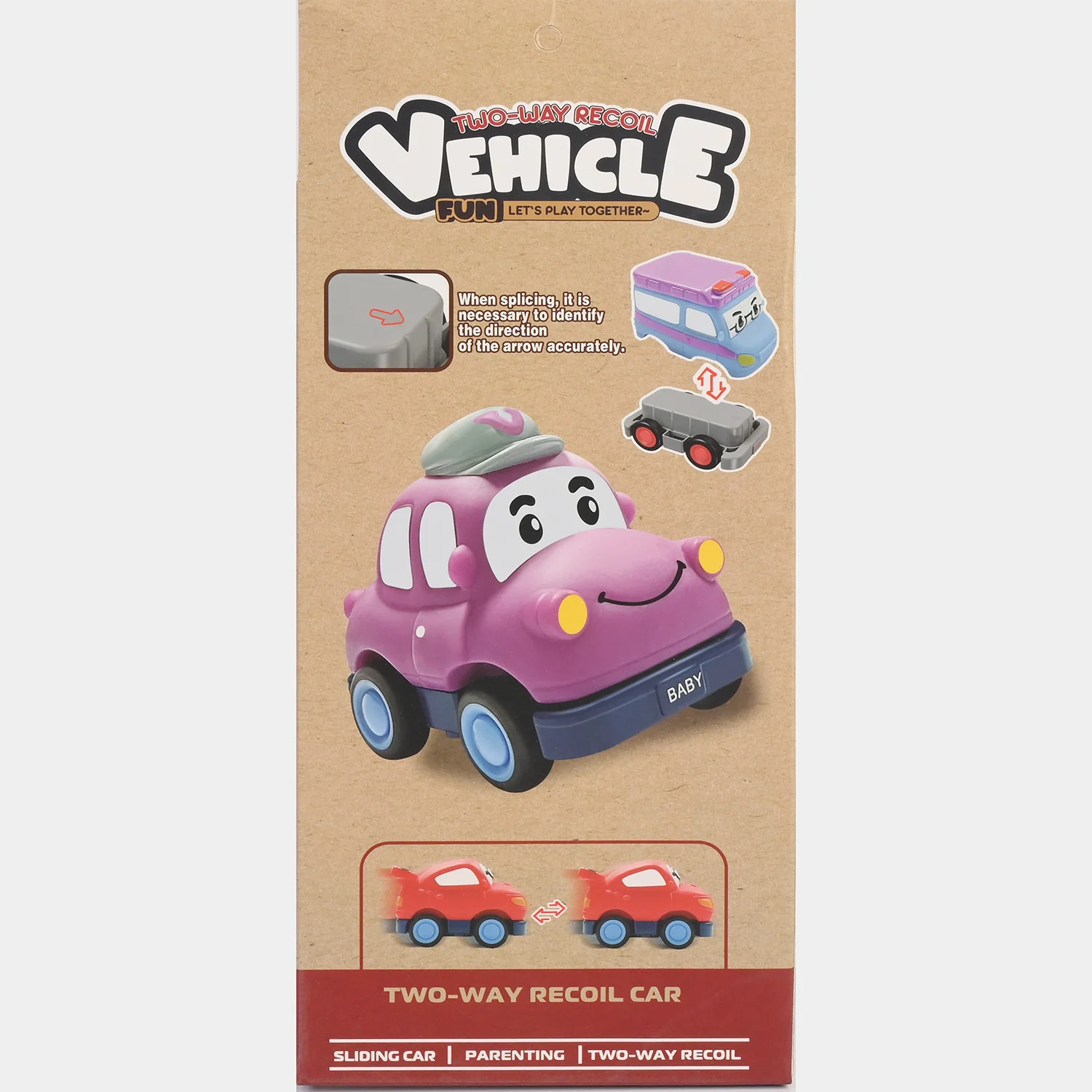 Friction-Powered Cartoon Vehicle Set | 3PCs - Image 4