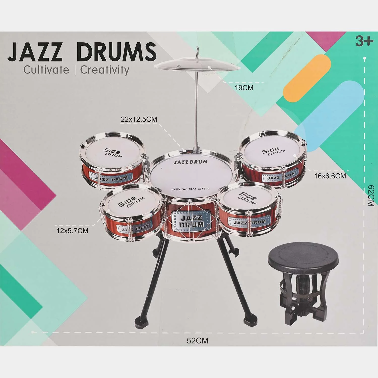 Drum Set Musical Toy - Image 3