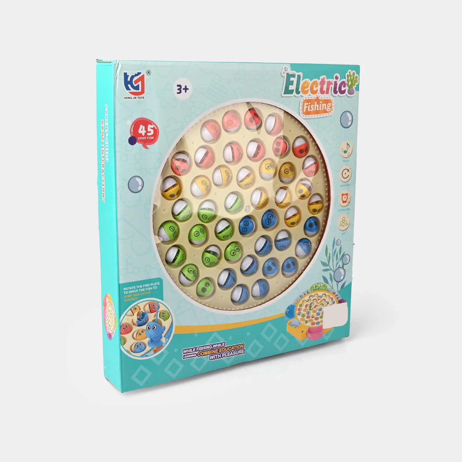 Electric & Musical Rotating Fishing Game Toy for Kids - Image 3