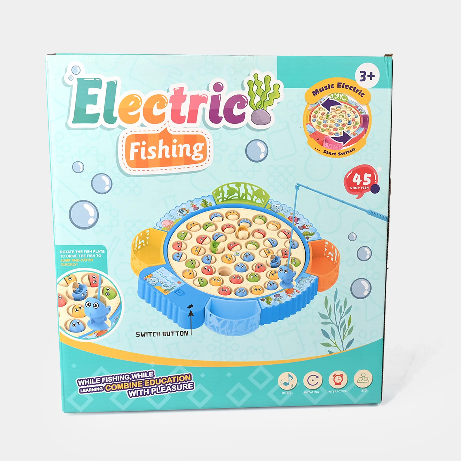Electric & Musical Rotating Fishing Game Toy for Kids - Image 9
