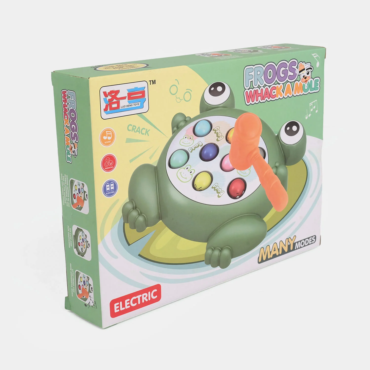 Electric Frog Whack-A-Mole Interactive Game for Kids - Image 3