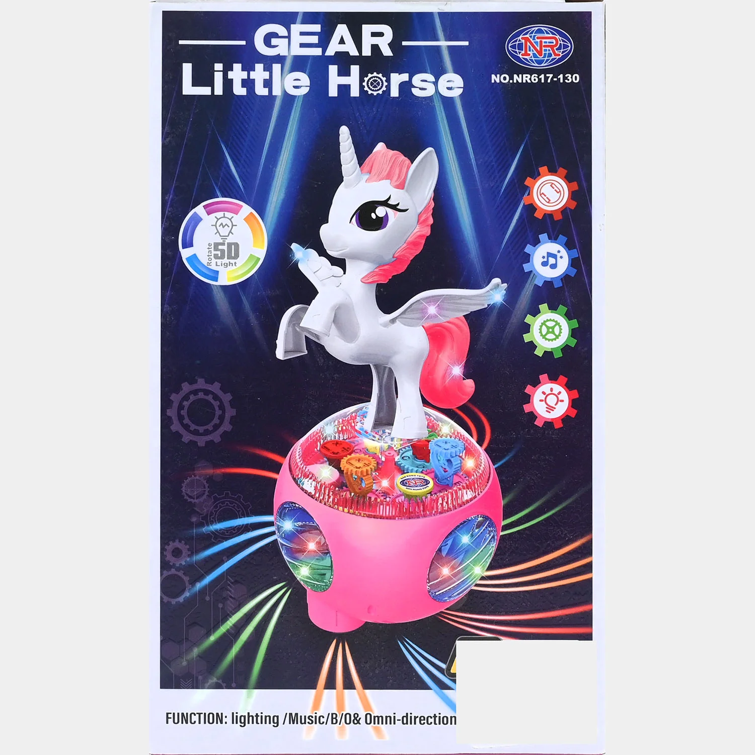 Electric Gear Horse Toy with Light & Sound Effects - Image 4