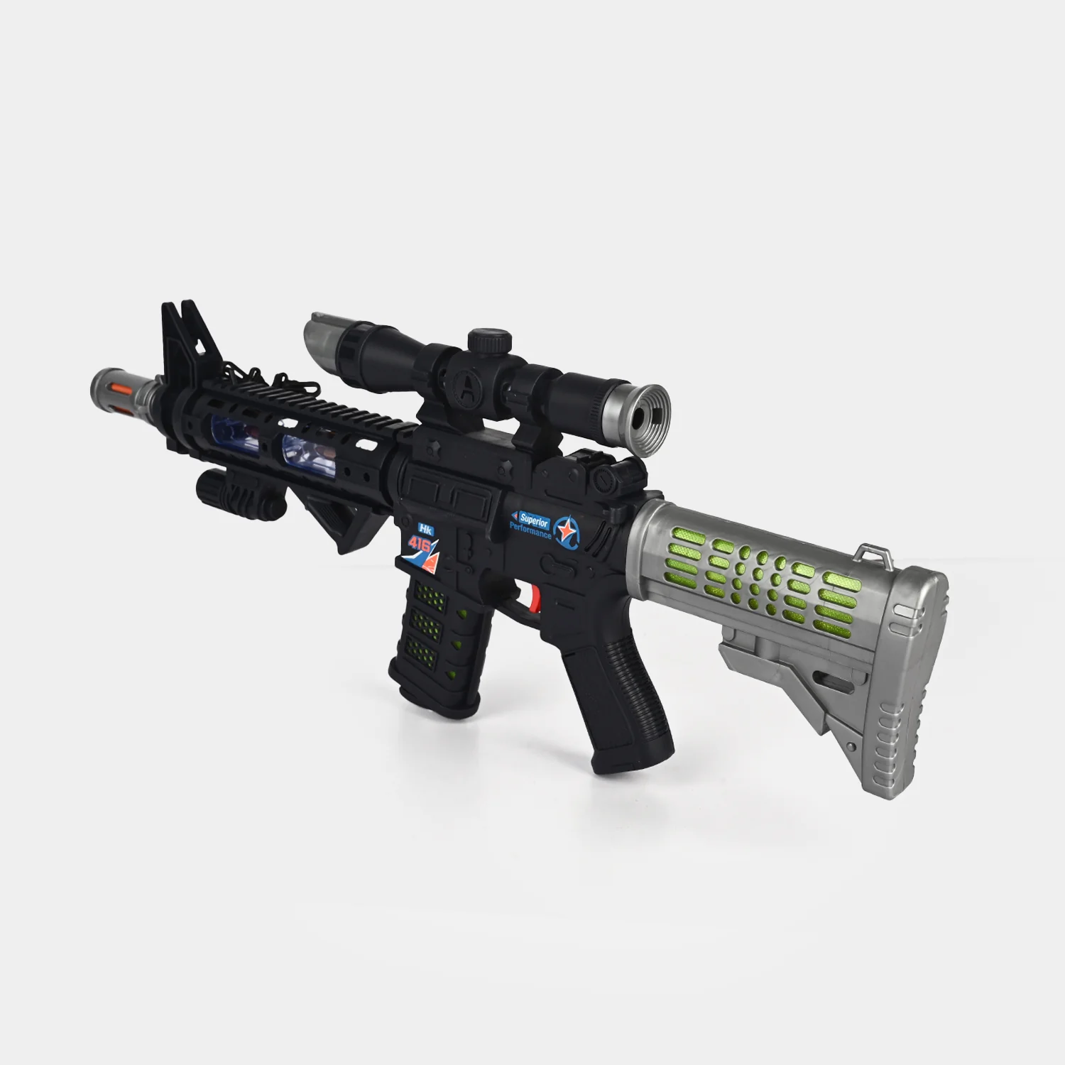Battery-Operated Light & Sound Toy Gun - Image 5