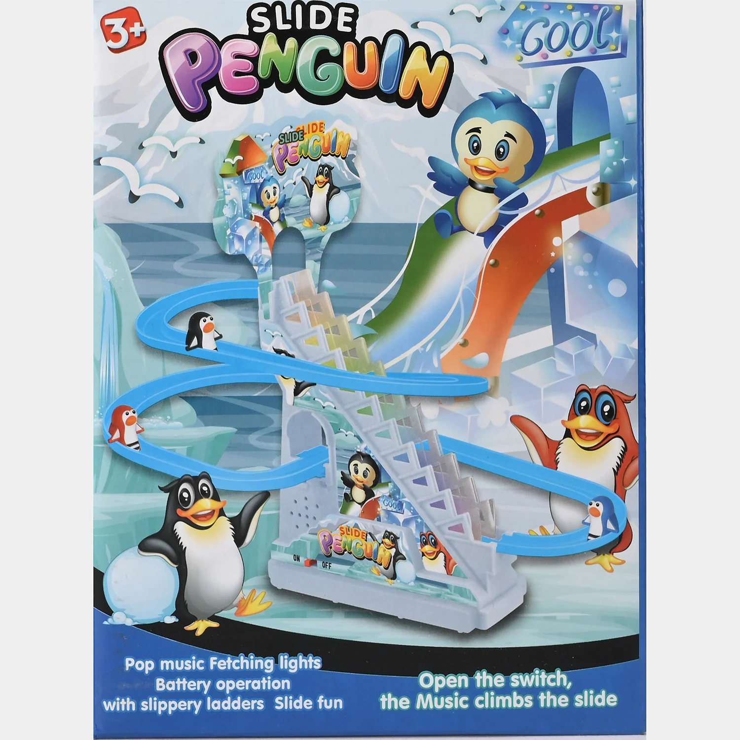 Electric Penguin Track with Light & Music Play Set for Kids - Image 7