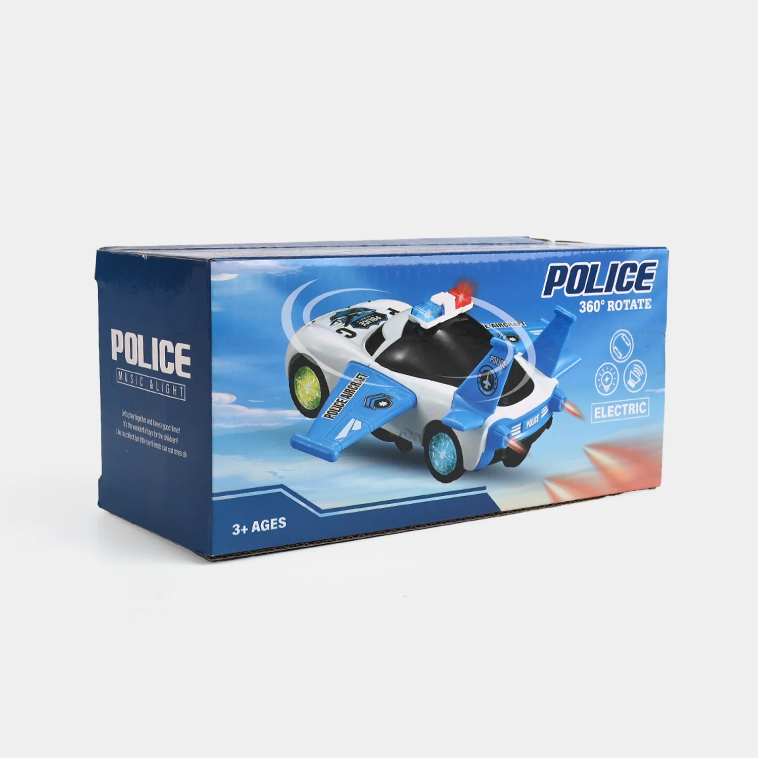 Electric Stunt Police Car For Kids - Image 3