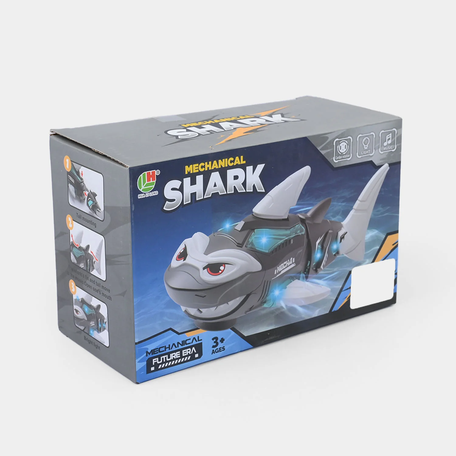 Electric Universal Mechanical Shark with Light & Sound - Image 3