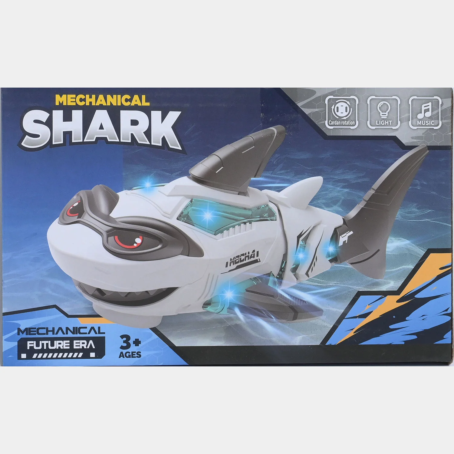Electric Universal Mechanical Shark with Light & Sound - Image 7