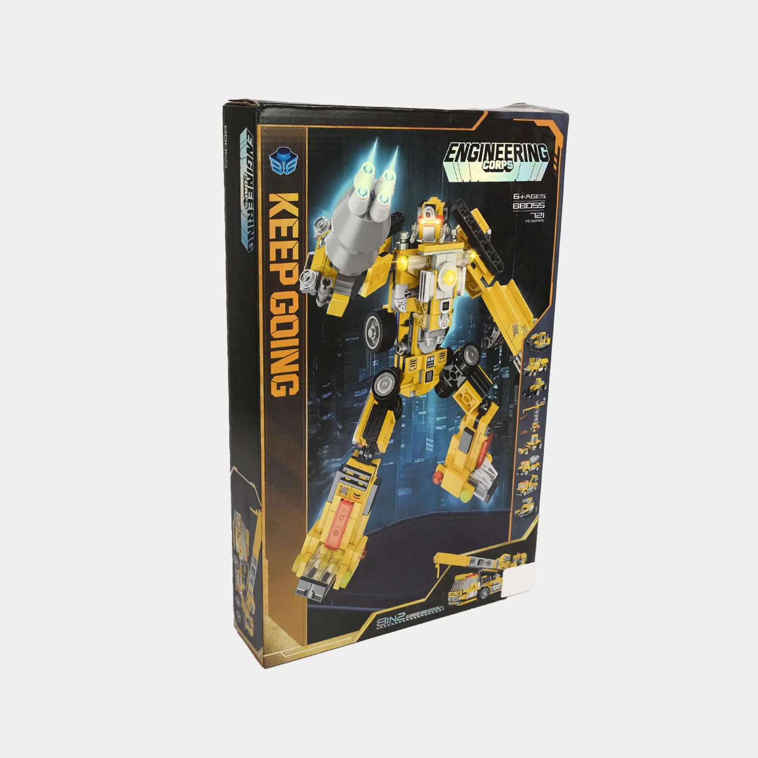 Engineering Corps 8-in-2 Building Block Set | 721PCs - Image 2