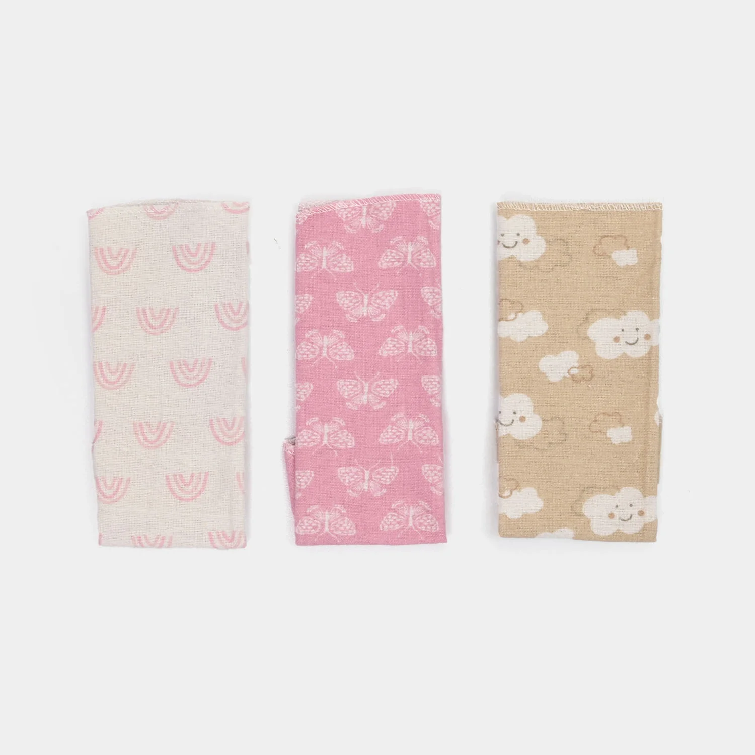 Soft Cotton Baby Face Towel | 3PCs