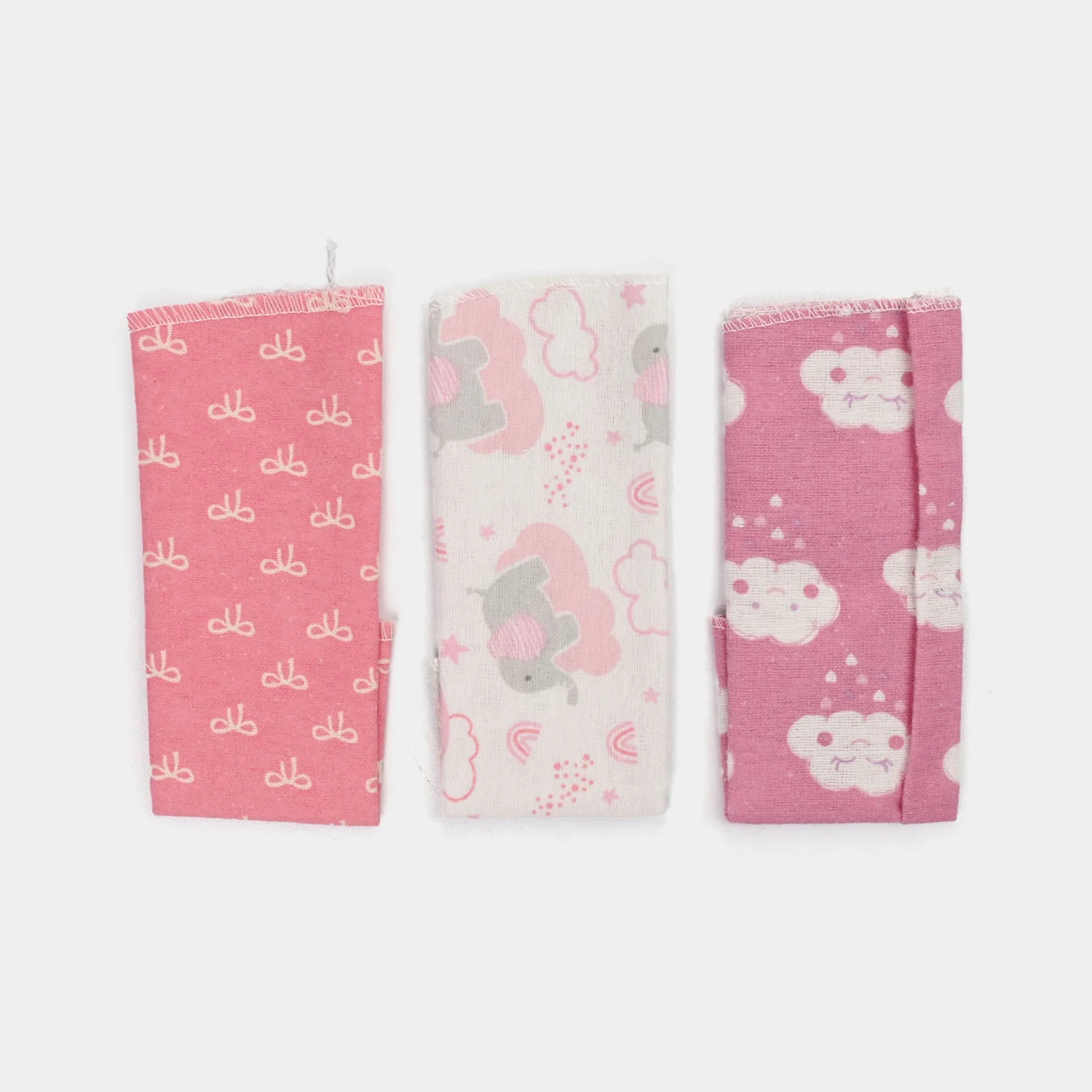 Soft Cotton Baby Face Towel | 3PCs