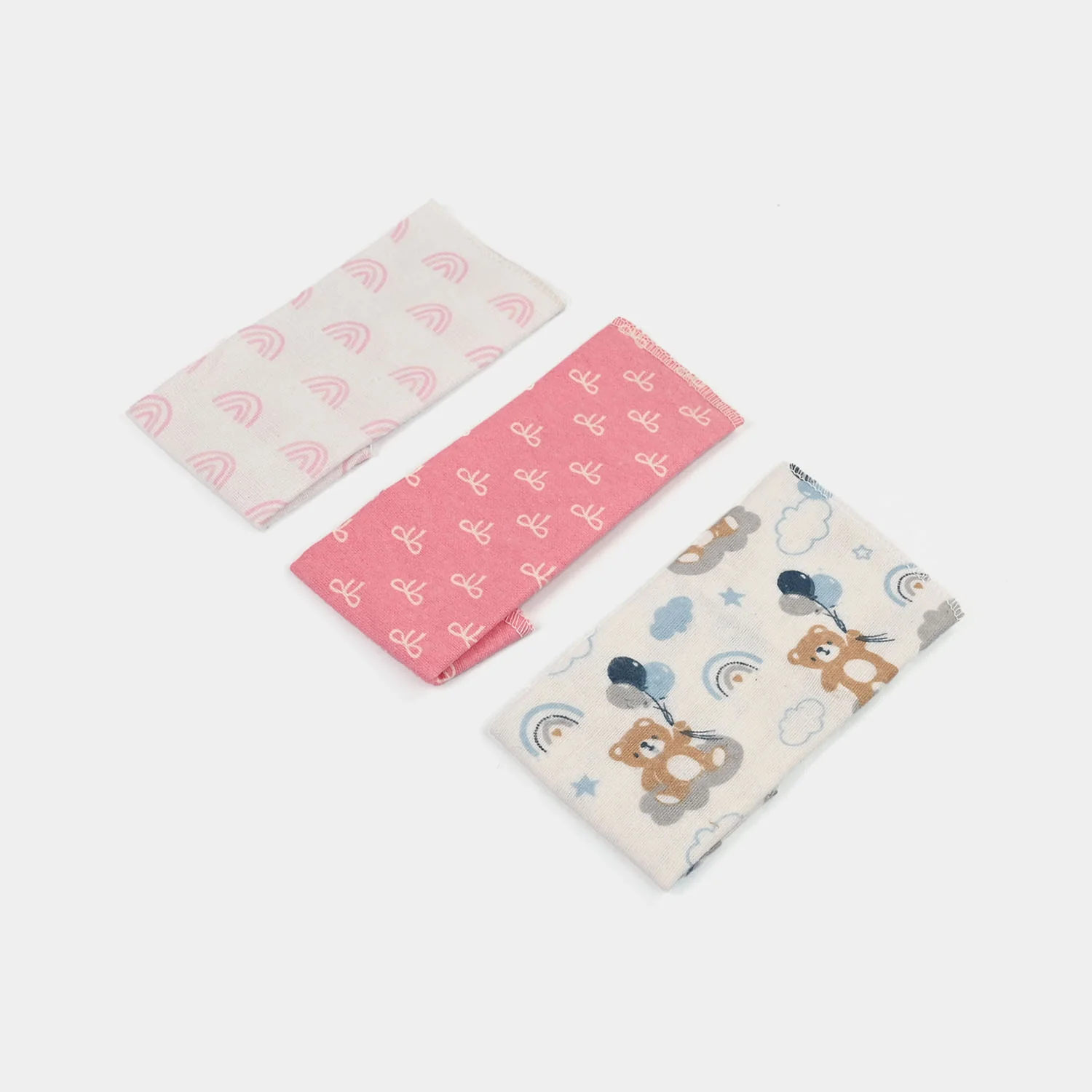 Soft Cotton Baby Face Towel | 3PCs - Image 2