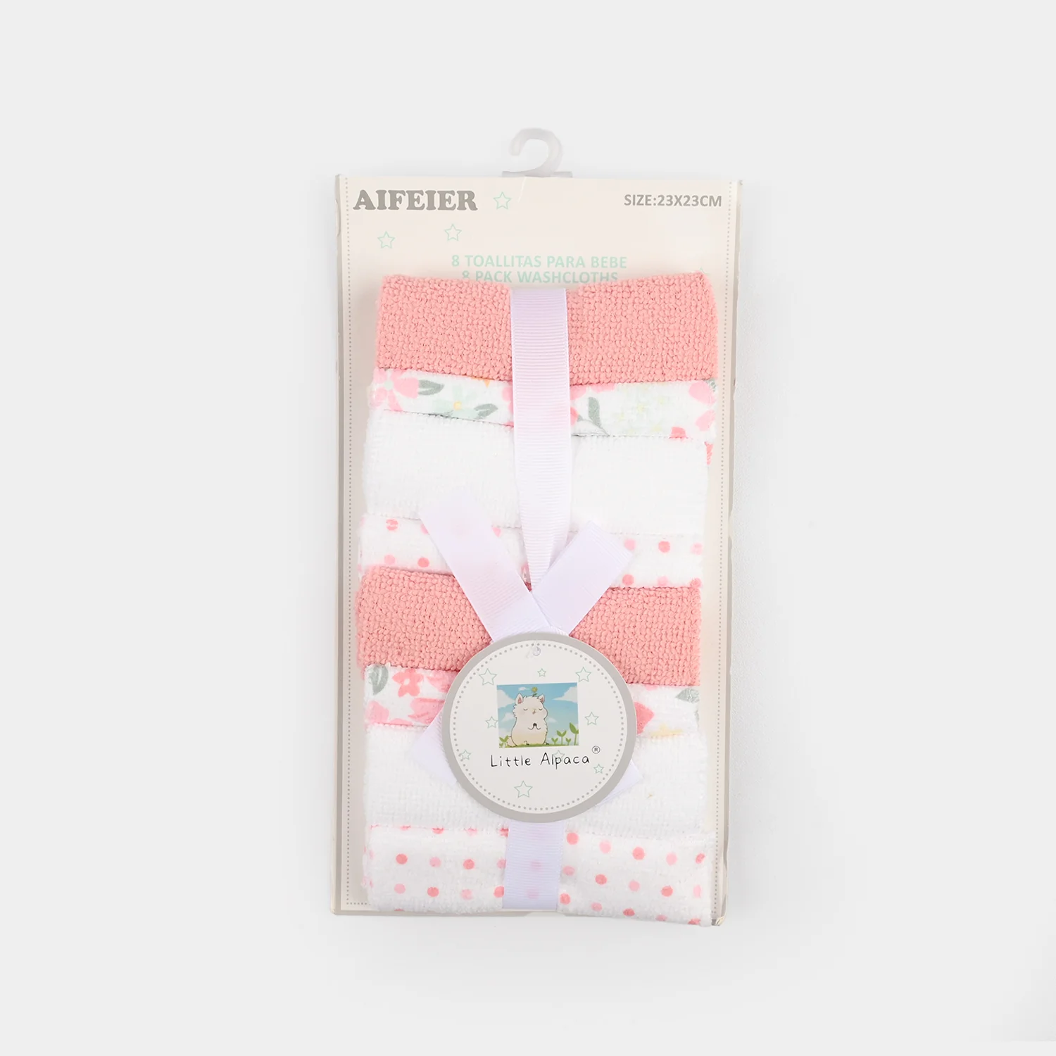 Baby Wash Cloth Face Towels Set - 8PCs - Image 3
