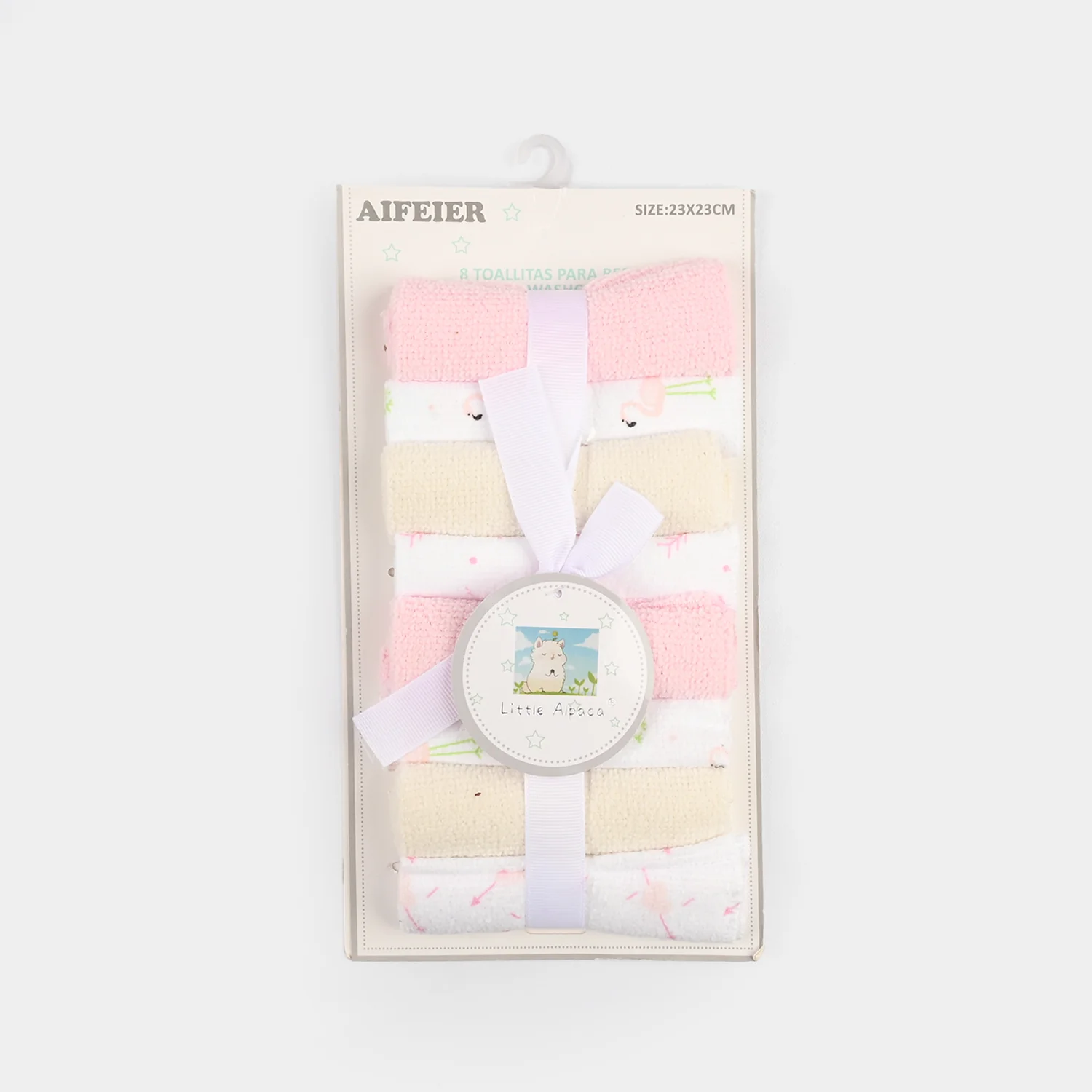 Baby Wash Cloth Face Towels Set - 8PCs - Image 3