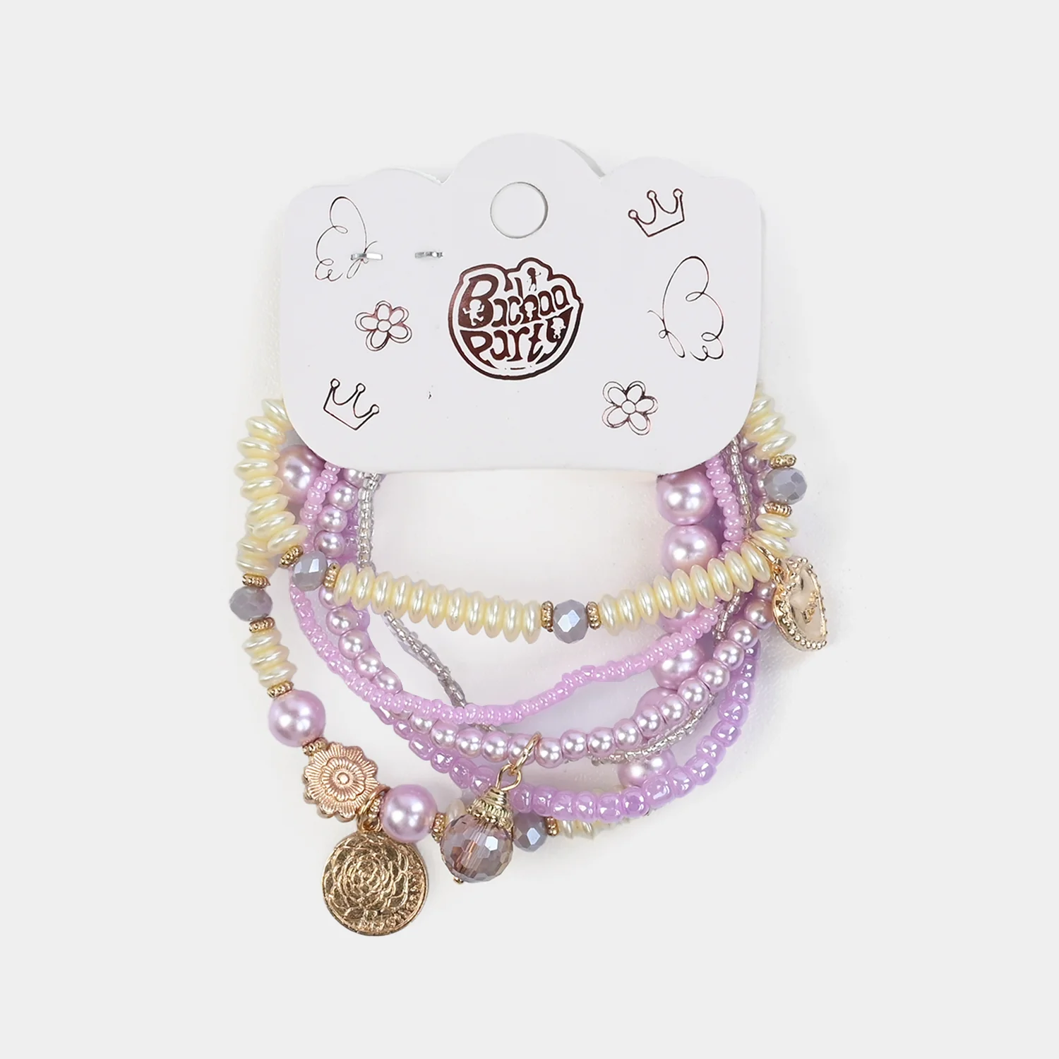 Fancy Crystal Beaded Bracelet for Girls - Image 2