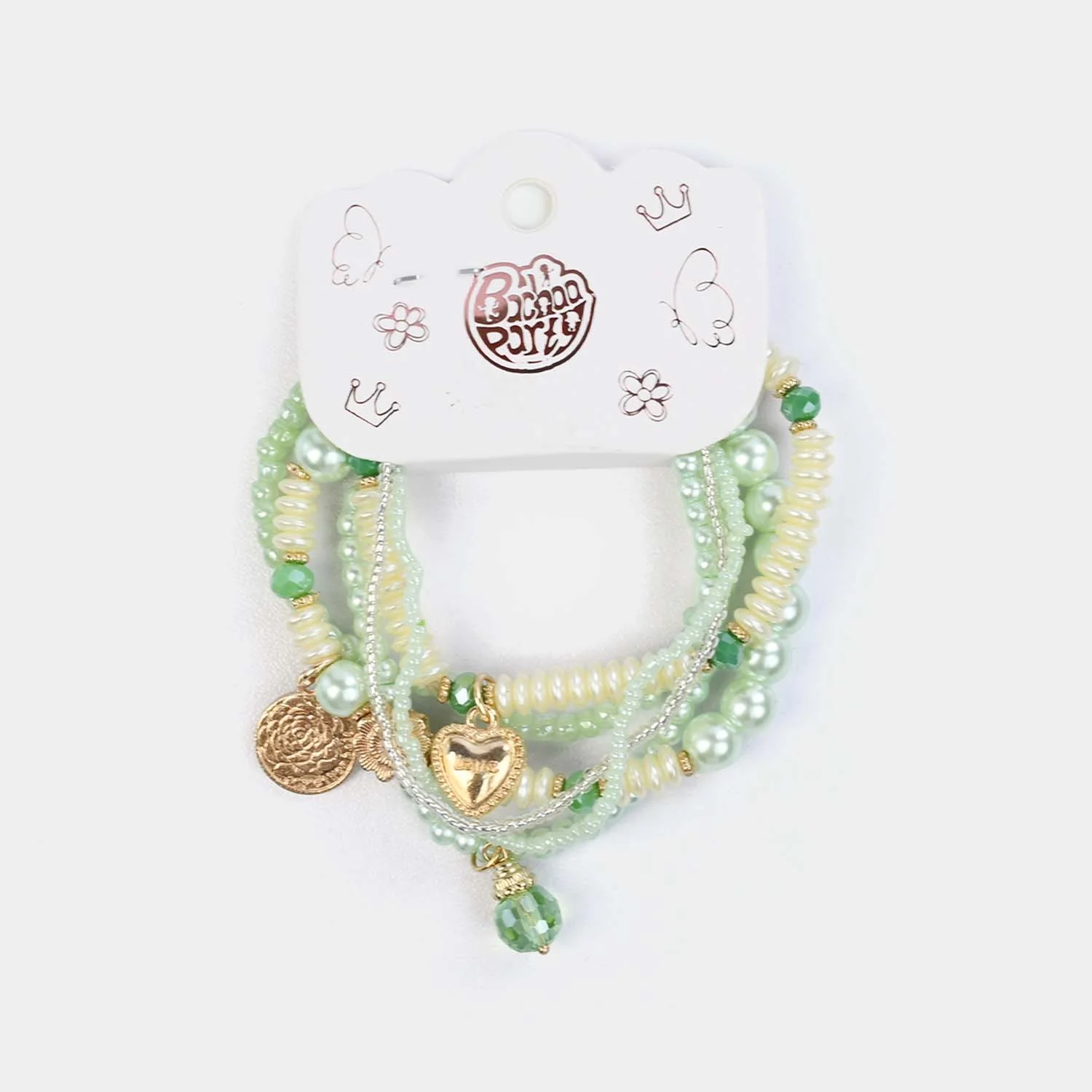 Fancy Crystal Beaded Bracelet for Girls - Image 2