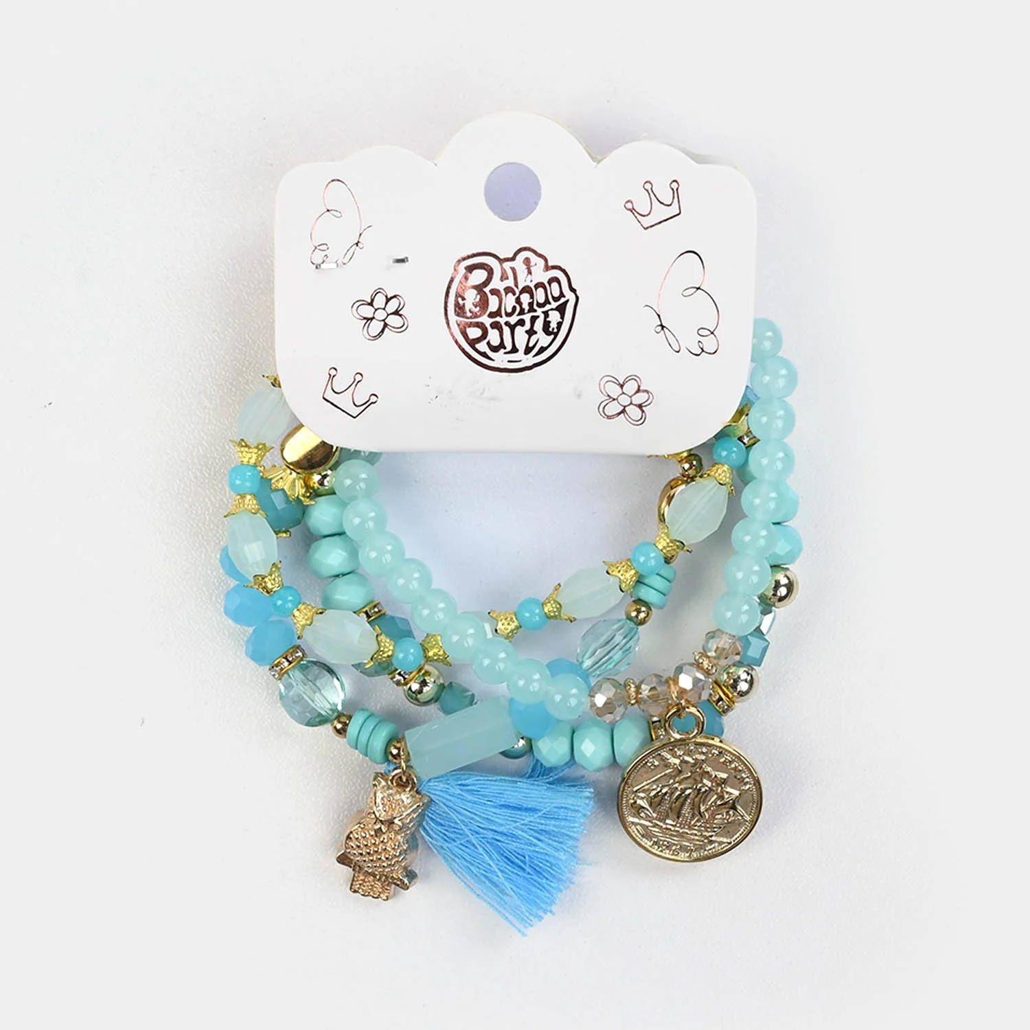 Fancy Crystal Beaded Bracelet for Girls - Image 2