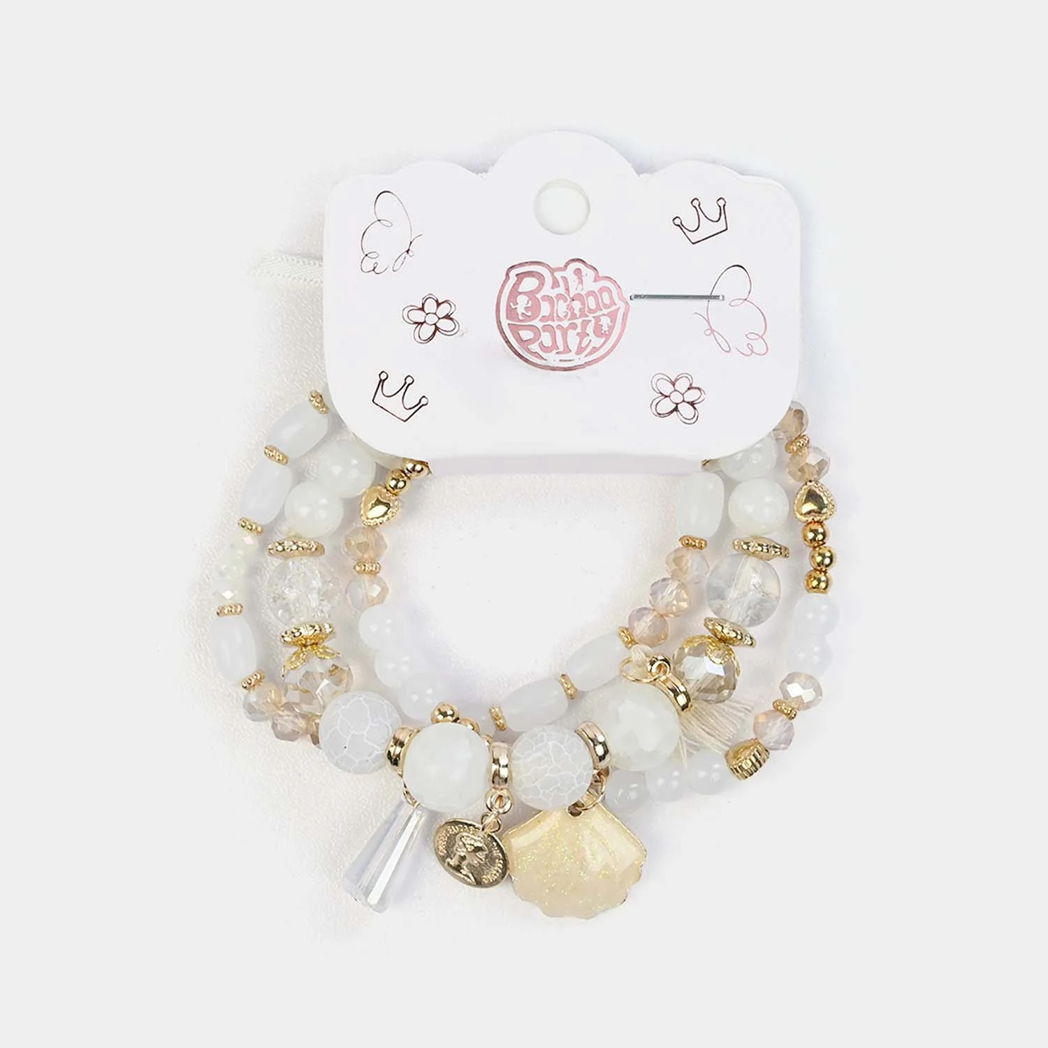 Fancy Crystal Beaded Bracelet for Girls - Image 2