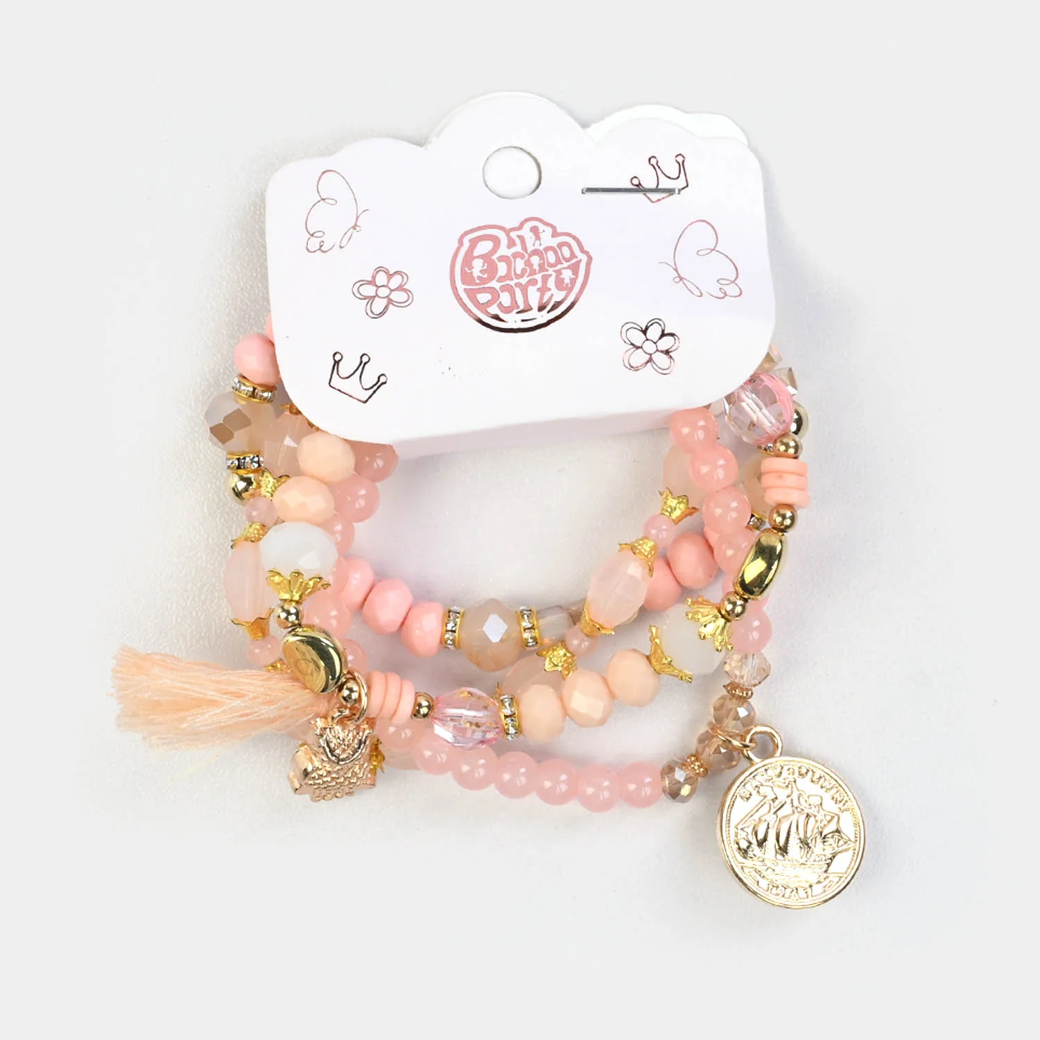 Fancy Crystal Beaded Bracelet for Girls - Image 2