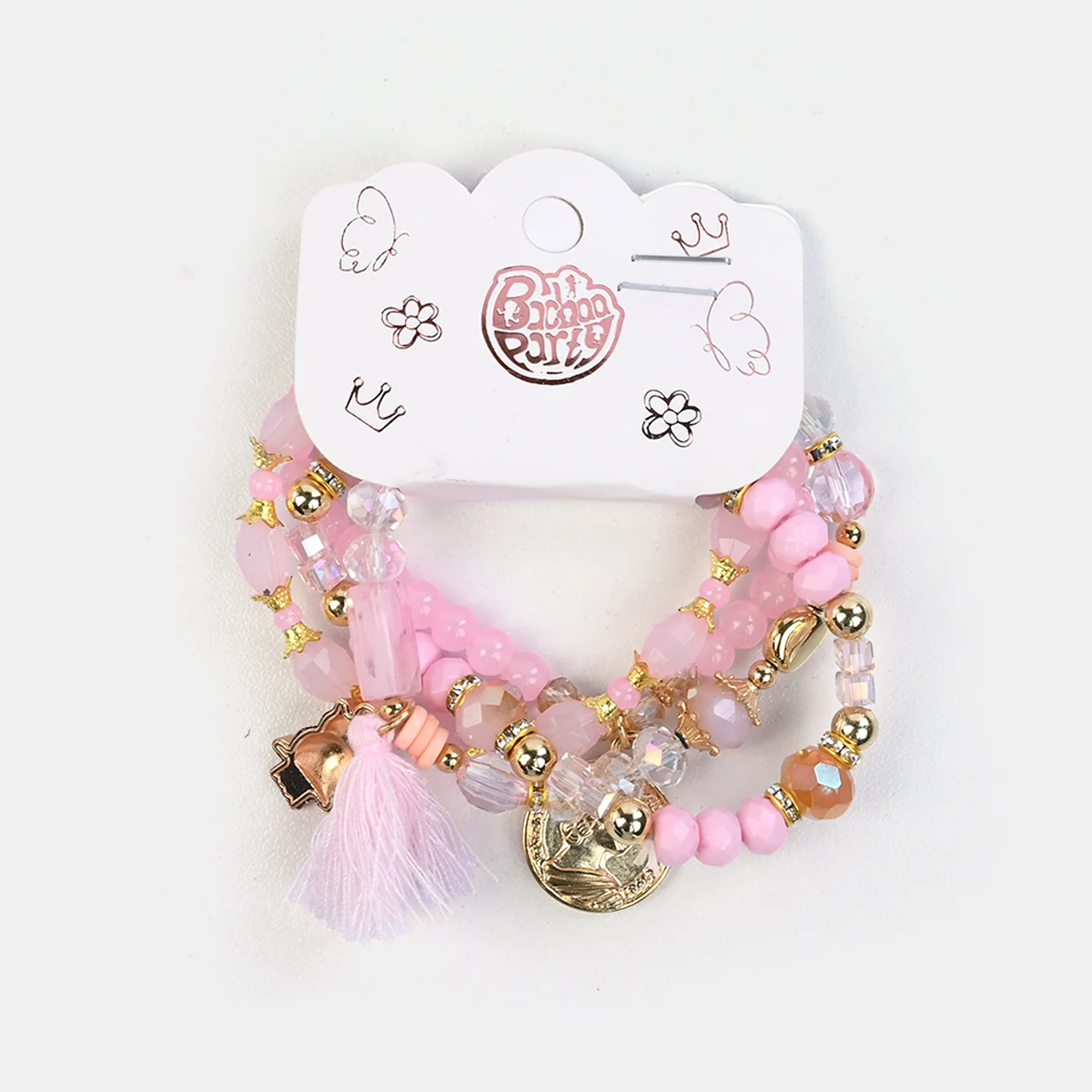 Fancy Crystal Beaded Bracelet for Girls - Image 2