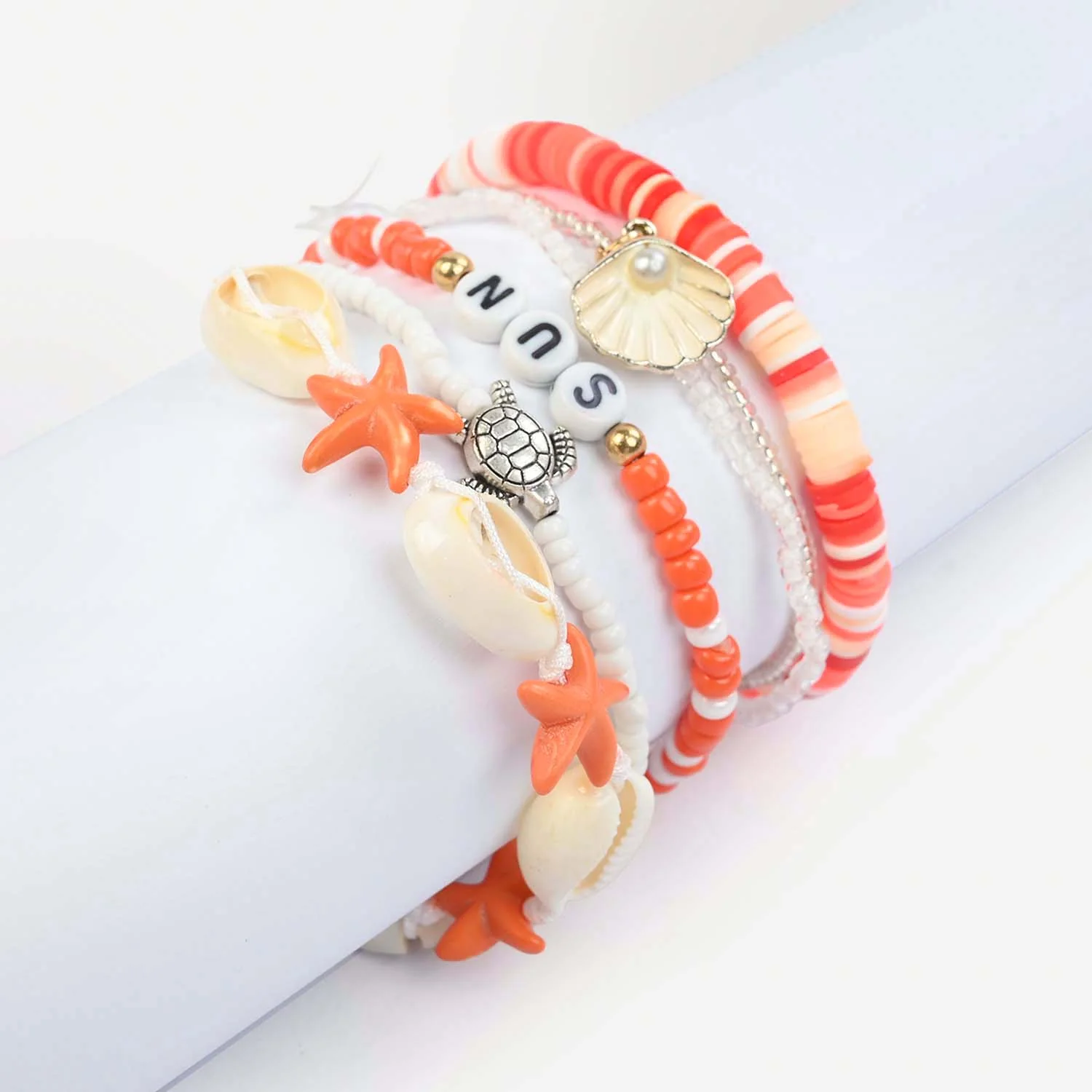 Fancy Crystal Beaded Bracelet for Girls
