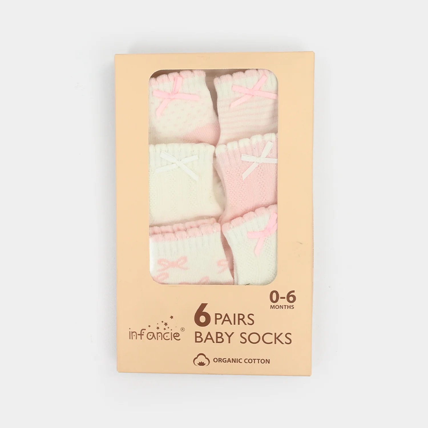 Cotton Baby Socks Set (6 Pairs) - Image 4