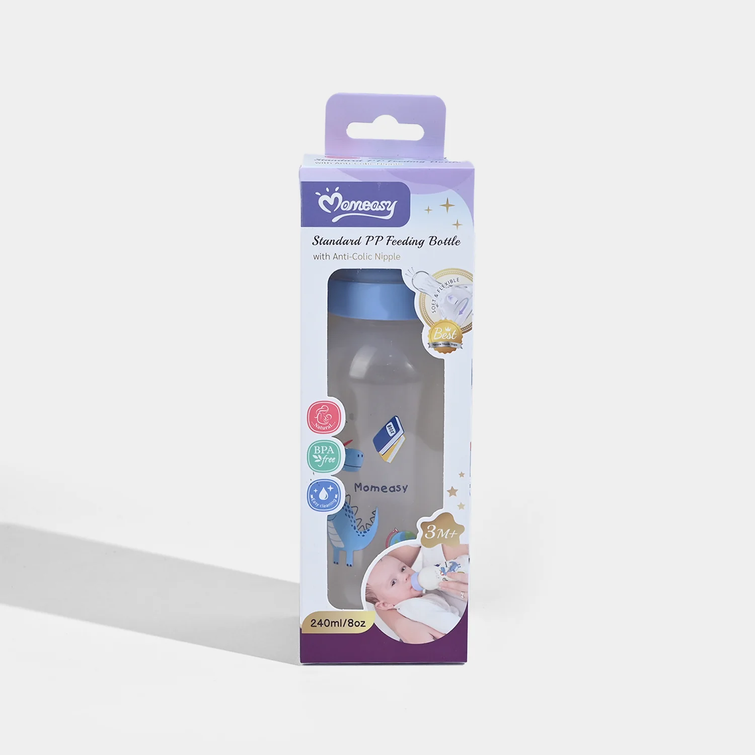Standard PP Baby Feeding Bottle | 3M+ - Image 5
