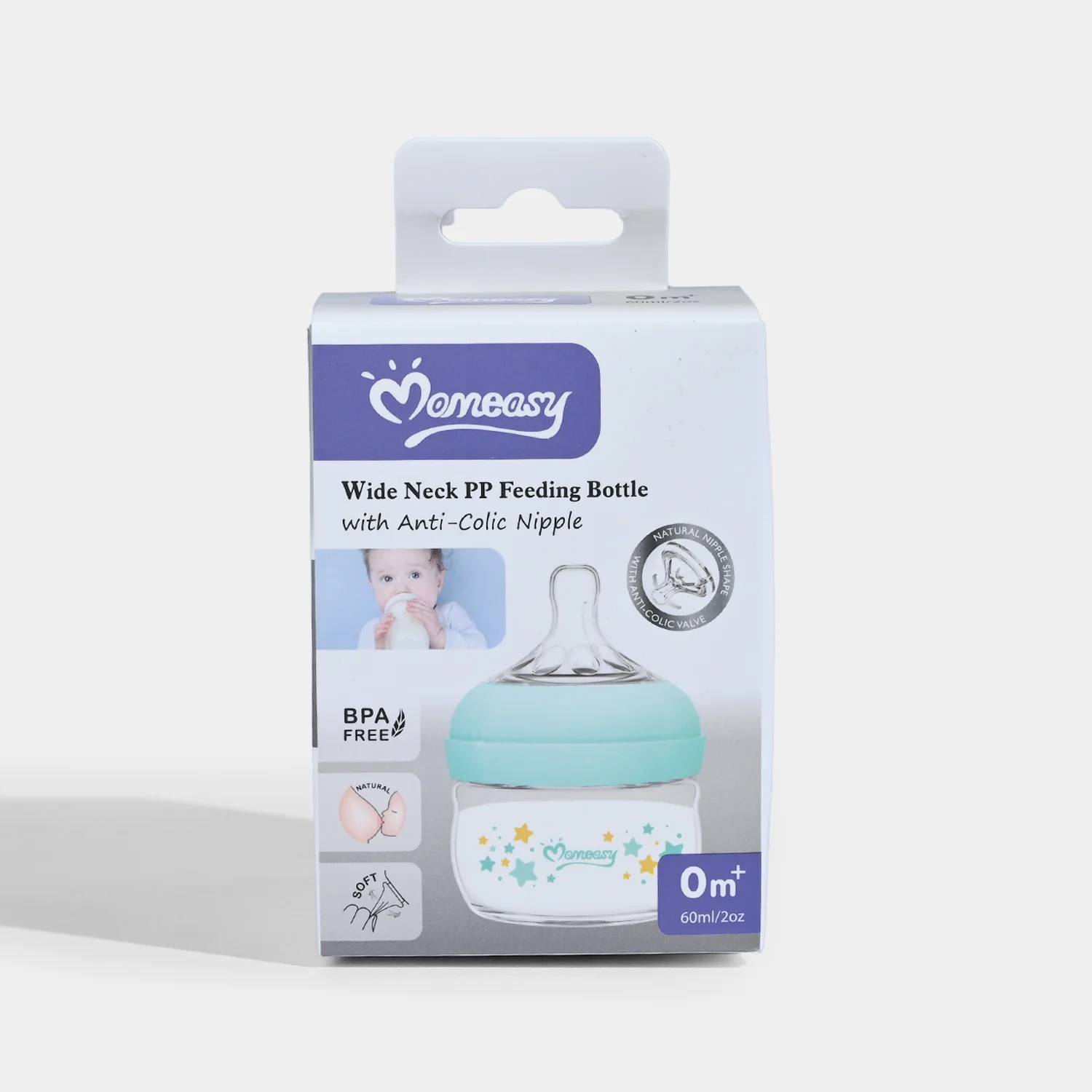 Wide Neck PP Baby Feeding Bottle | 0M+ - Image 5