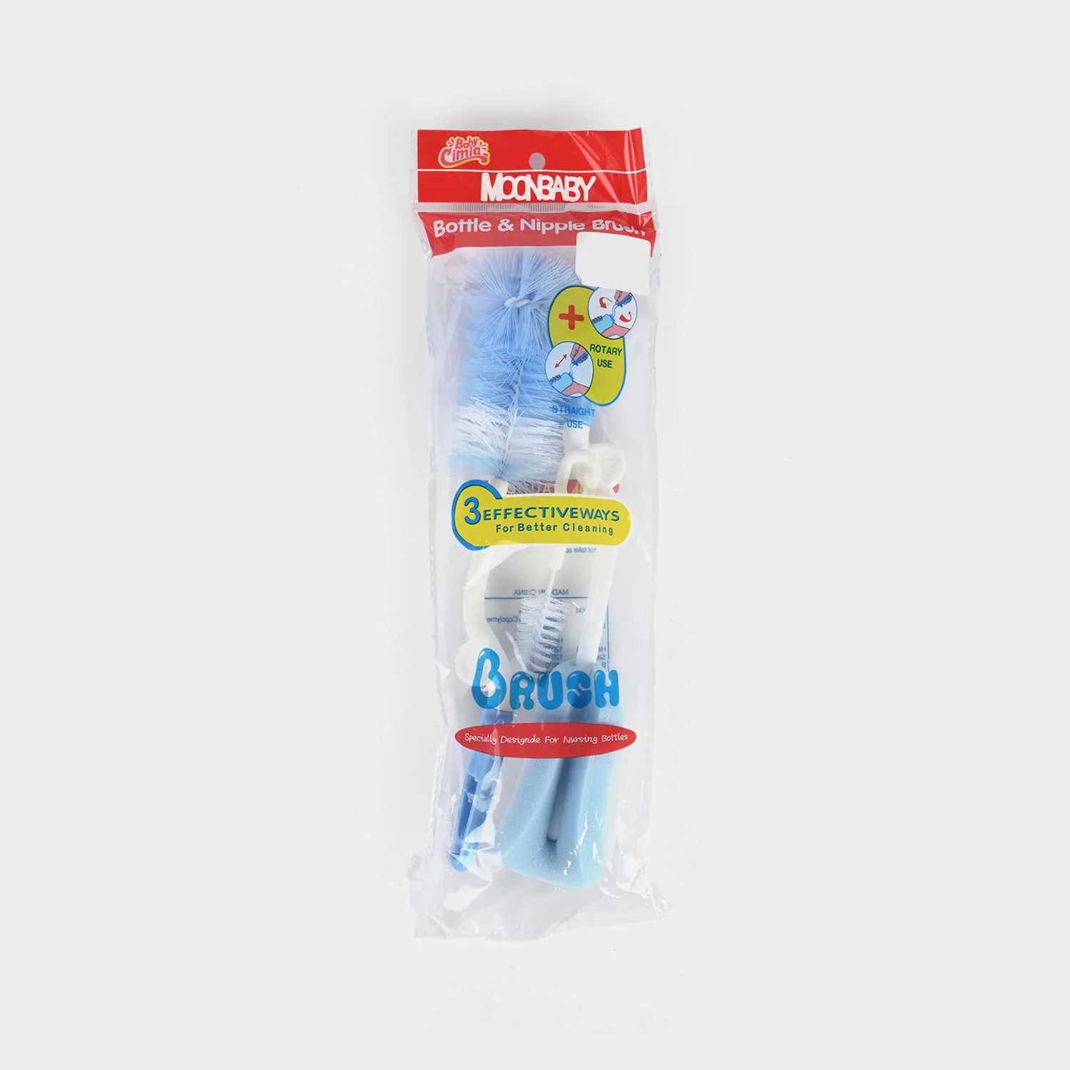 Baby Bottle & Nipple Cleaning Set | 3Pcs - Image 3