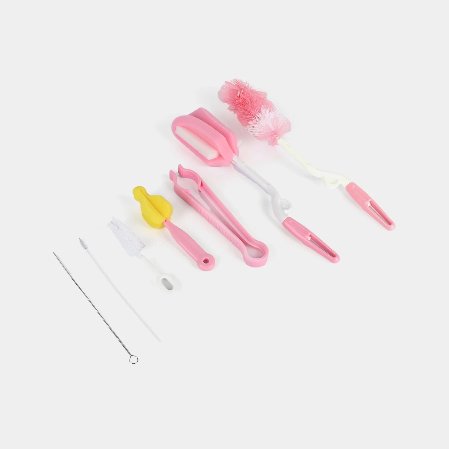 Baby Bottle & Nipple Cleaning Set | 7Pcs - Image 2