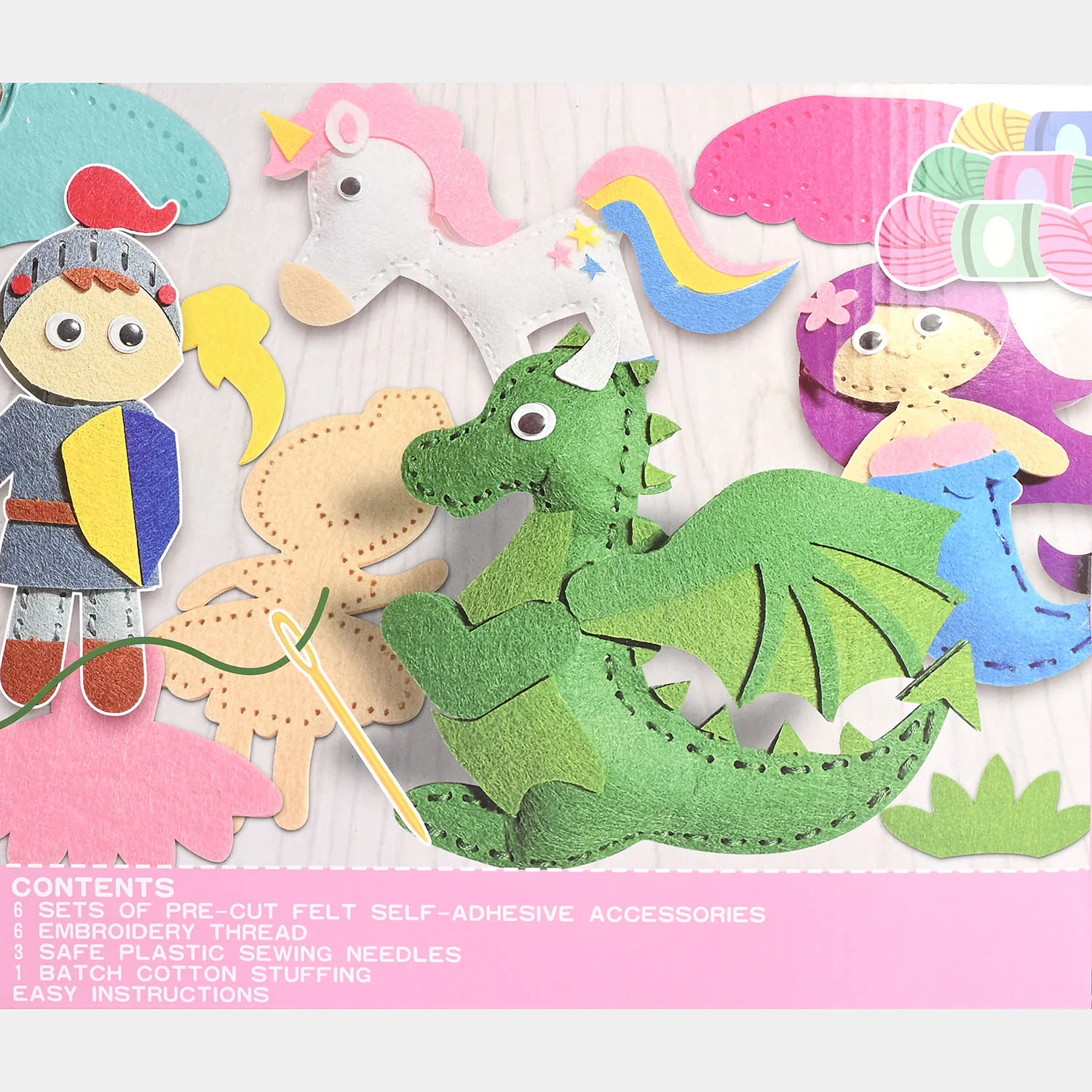 Sewing Fairytale Land kit for Kids - Image 4