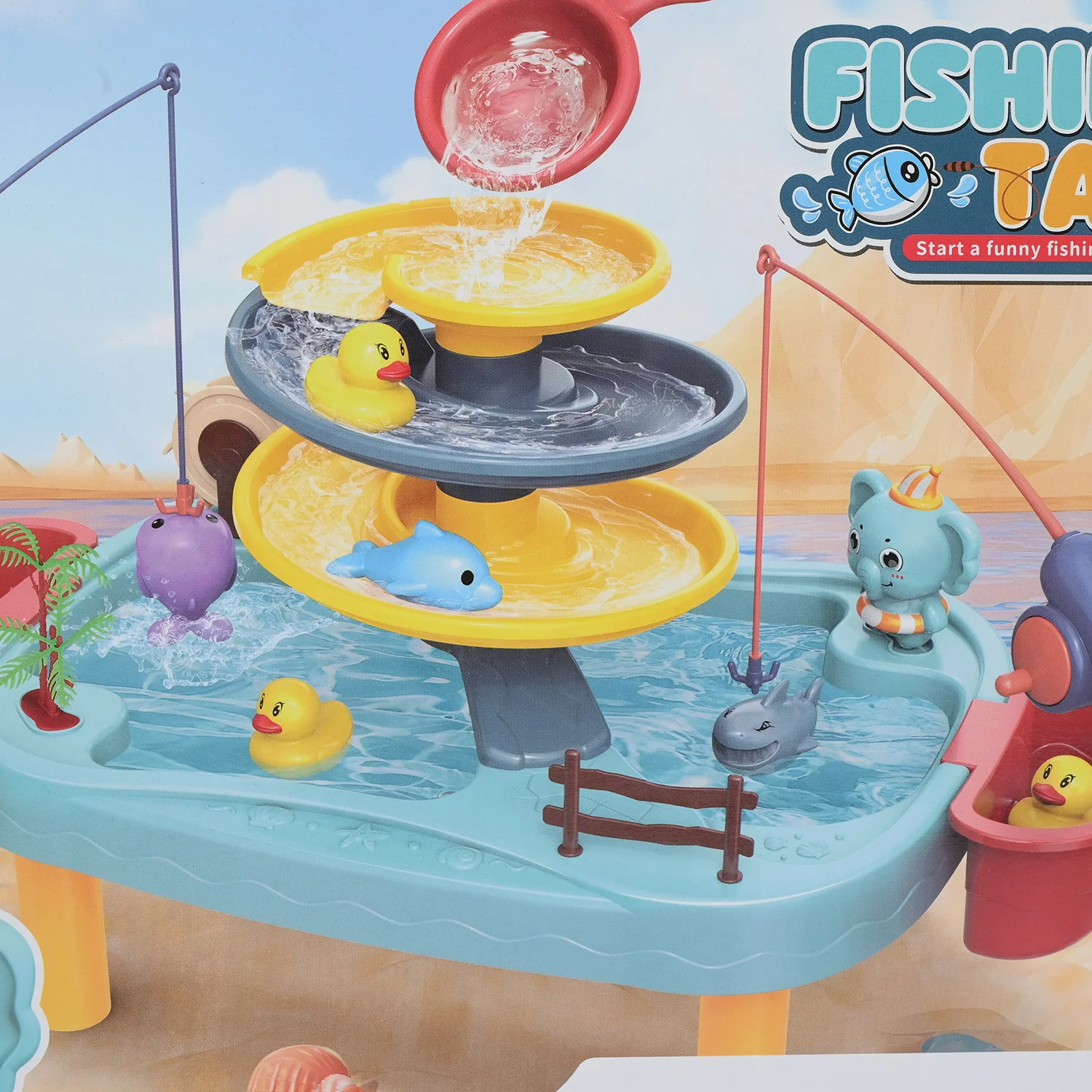 DIY Fishing Table Water Play Set | 29PCs - Image 10