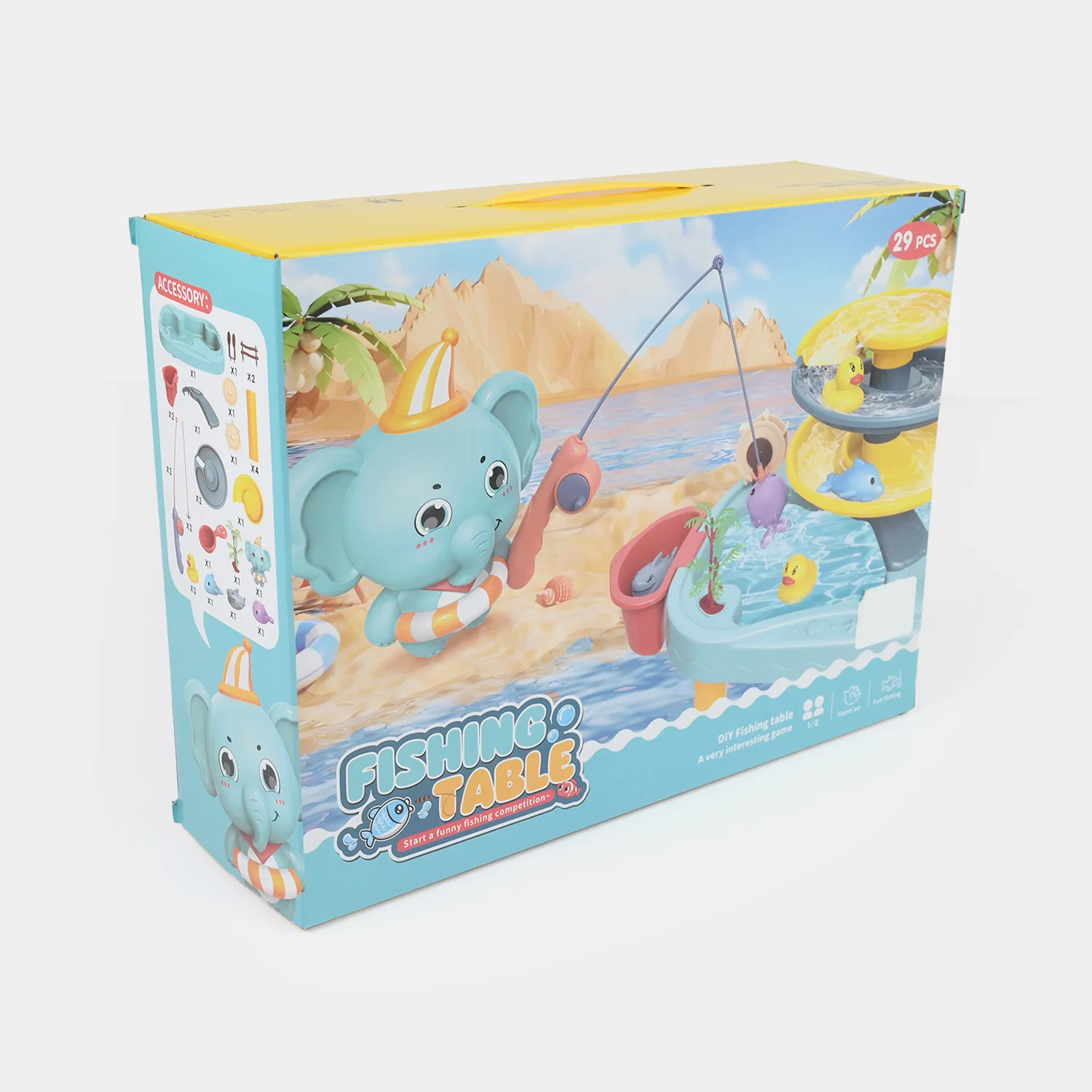 DIY Fishing Table Water Play Set | 29PCs - Image 3