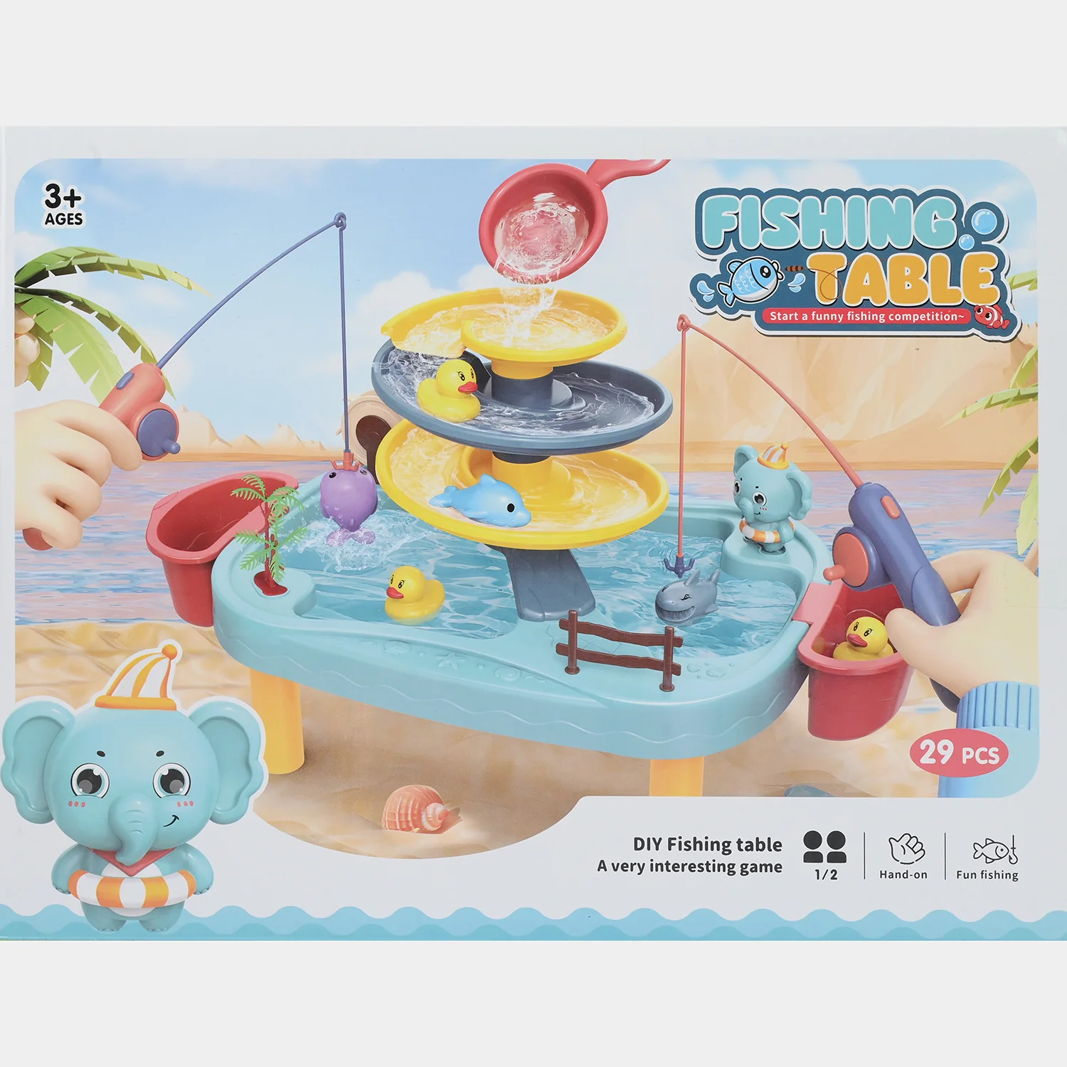 DIY Fishing Table Water Play Set | 29PCs - Image 9