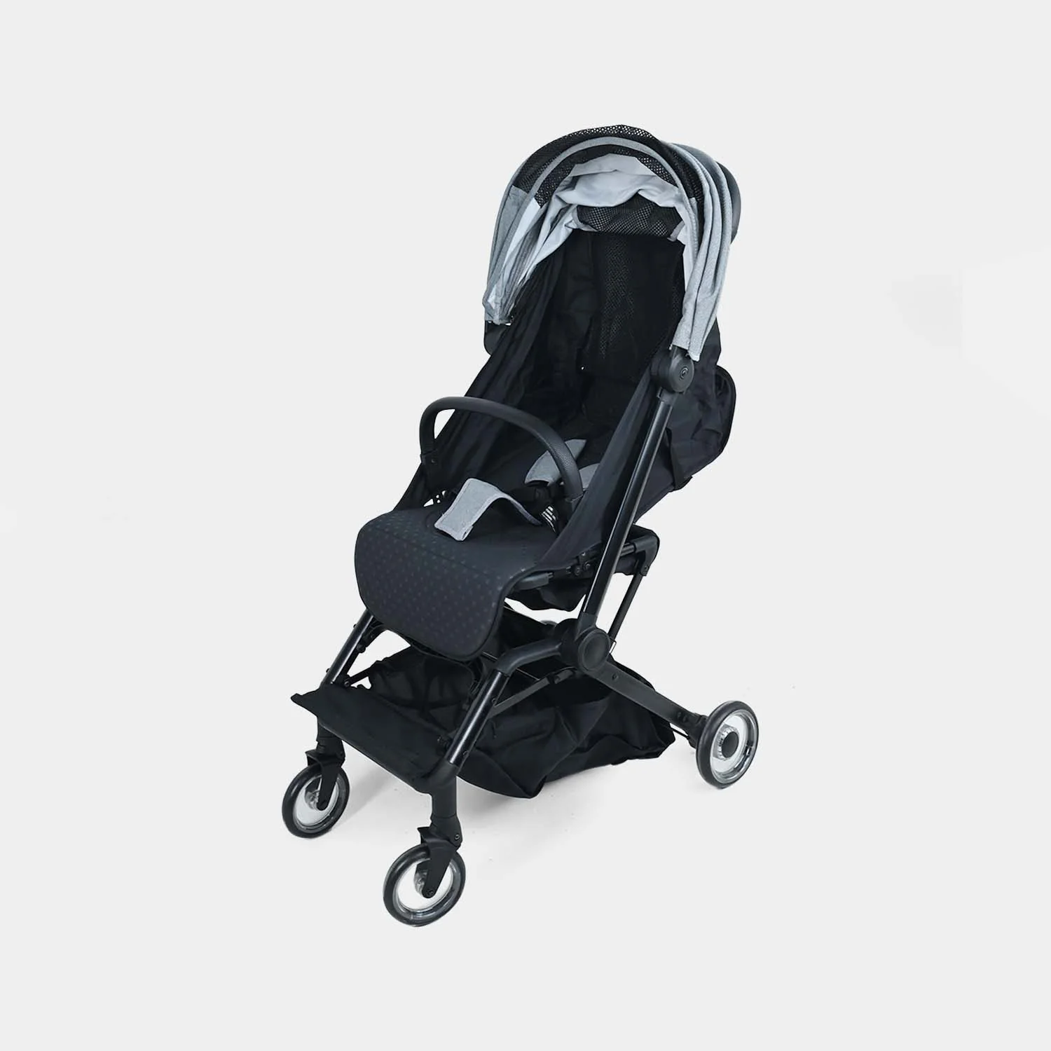 Foldable Lightweight Baby Stroller | M001 Grey - Image 6