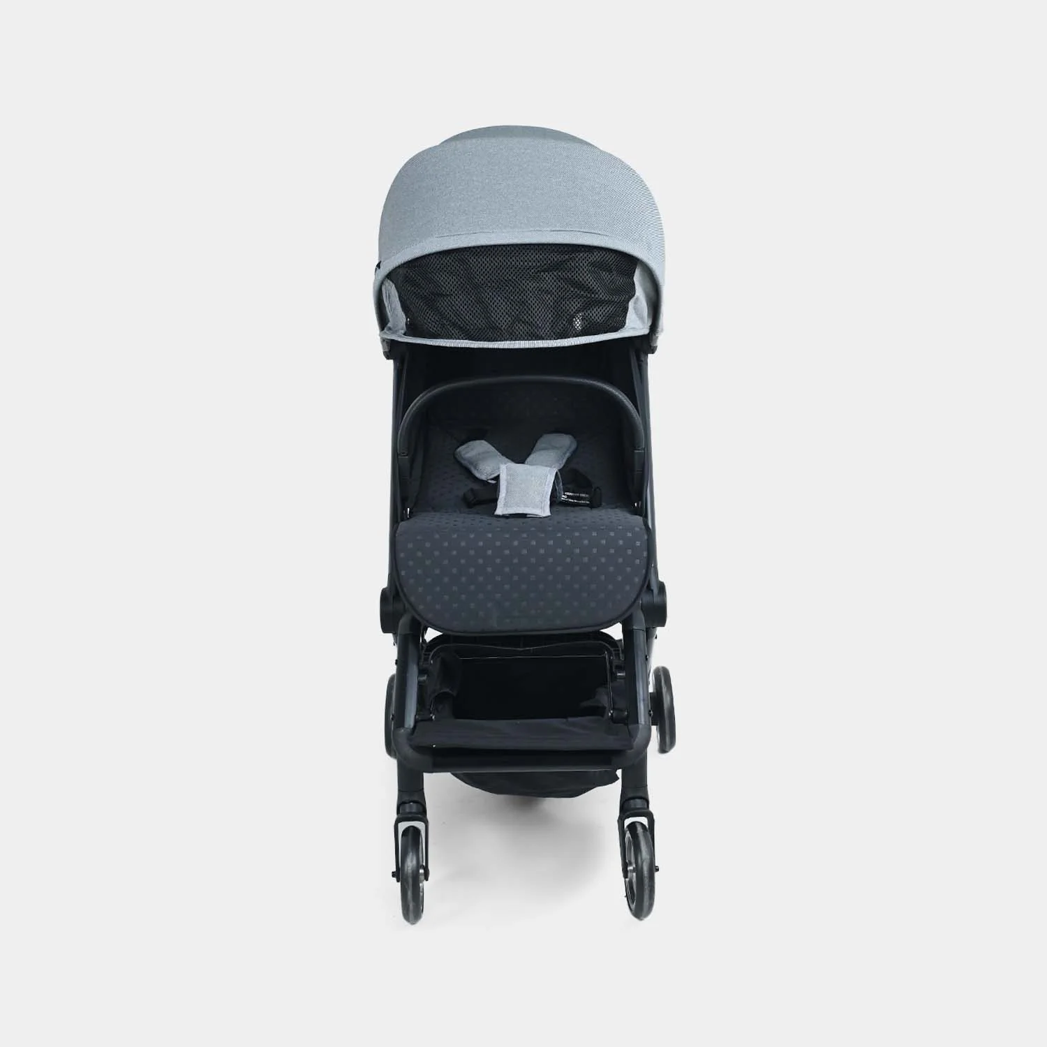 Foldable Lightweight Baby Stroller | M001 Grey - Image 8