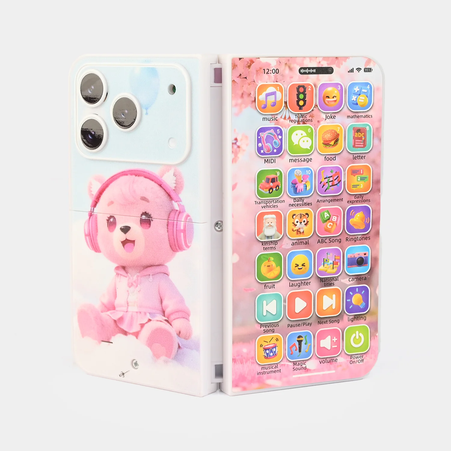 Early Education Foldable Phone Toy with Light & Music - Image 4