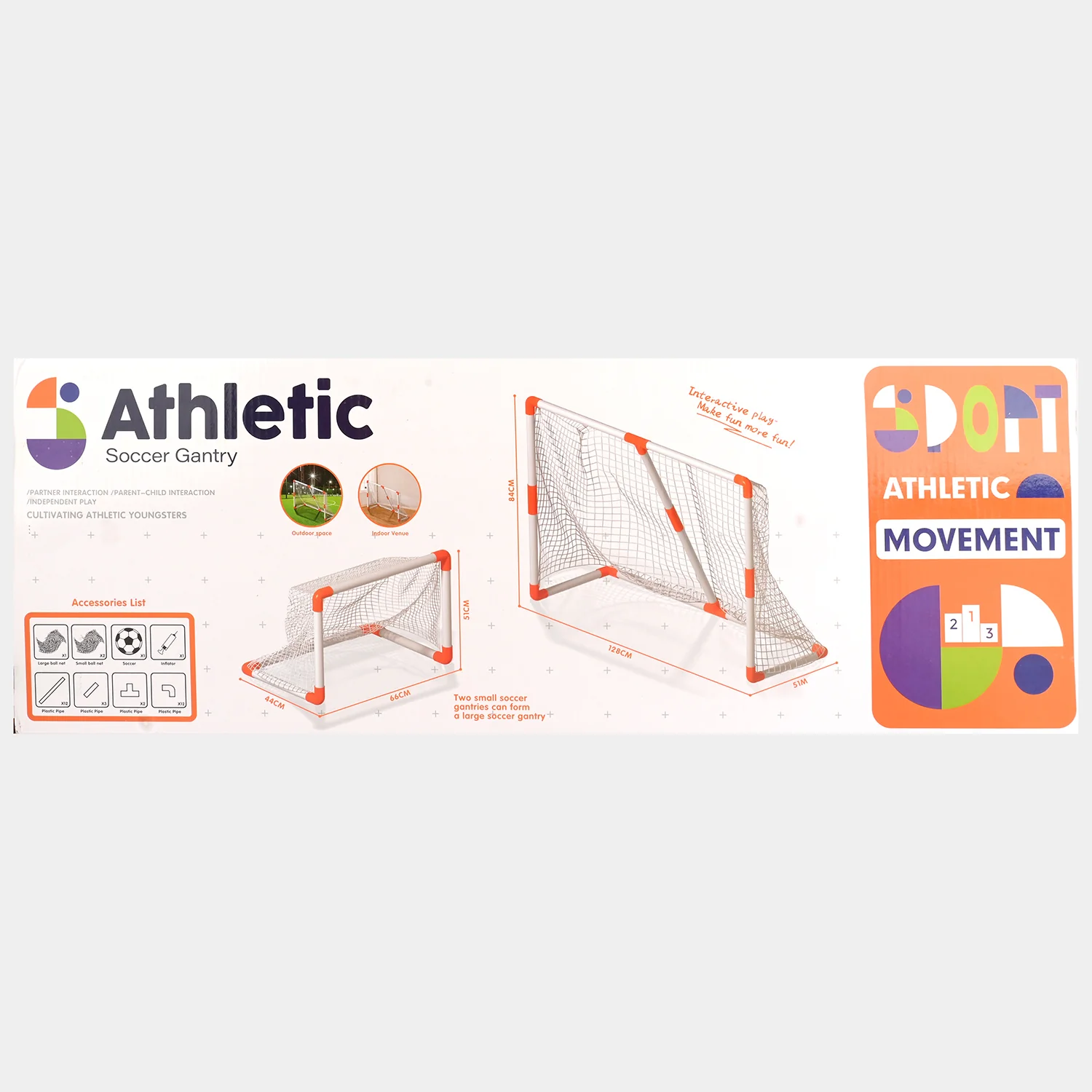 Athletic Sport Soccer Gantry Play Set - Image 4
