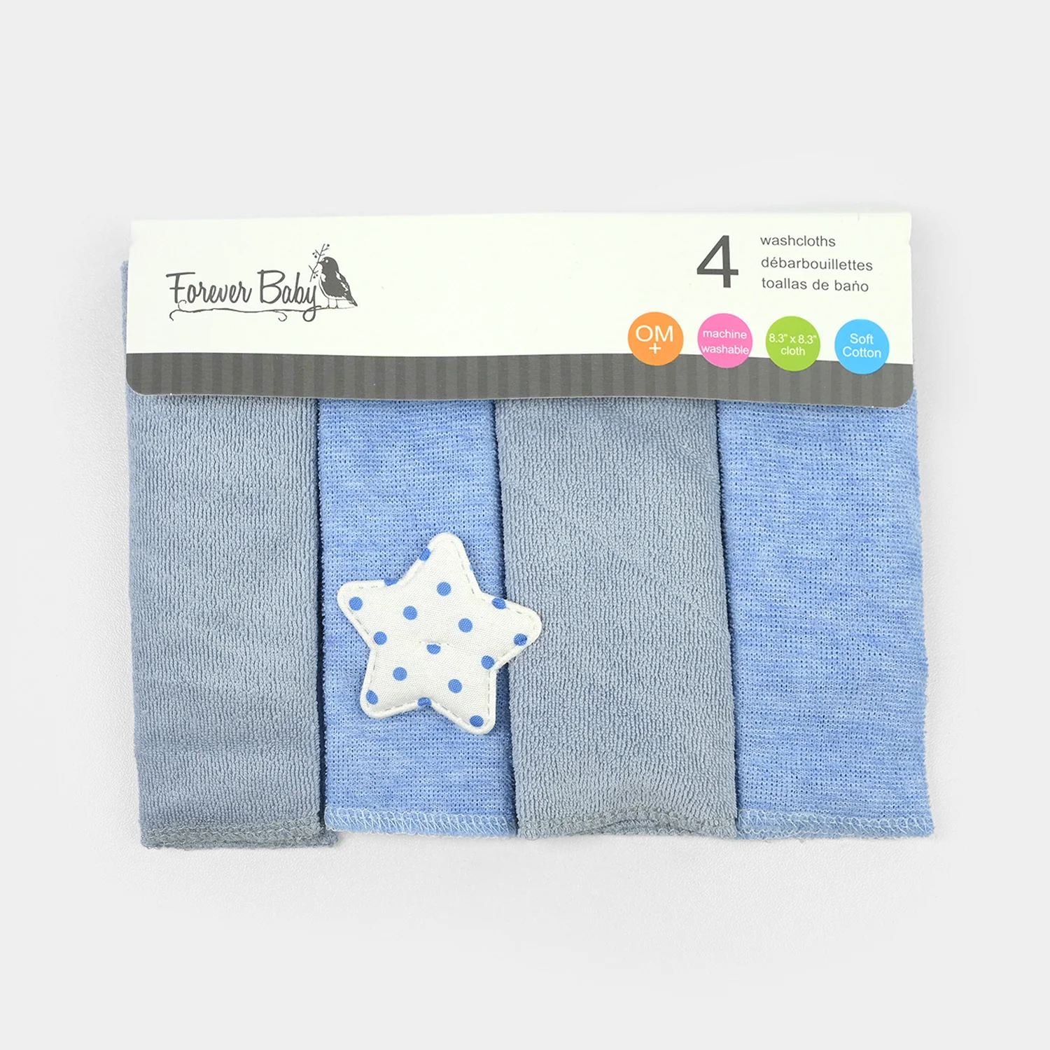 Forever Baby 4Pcs Washcloths Set - Image 2