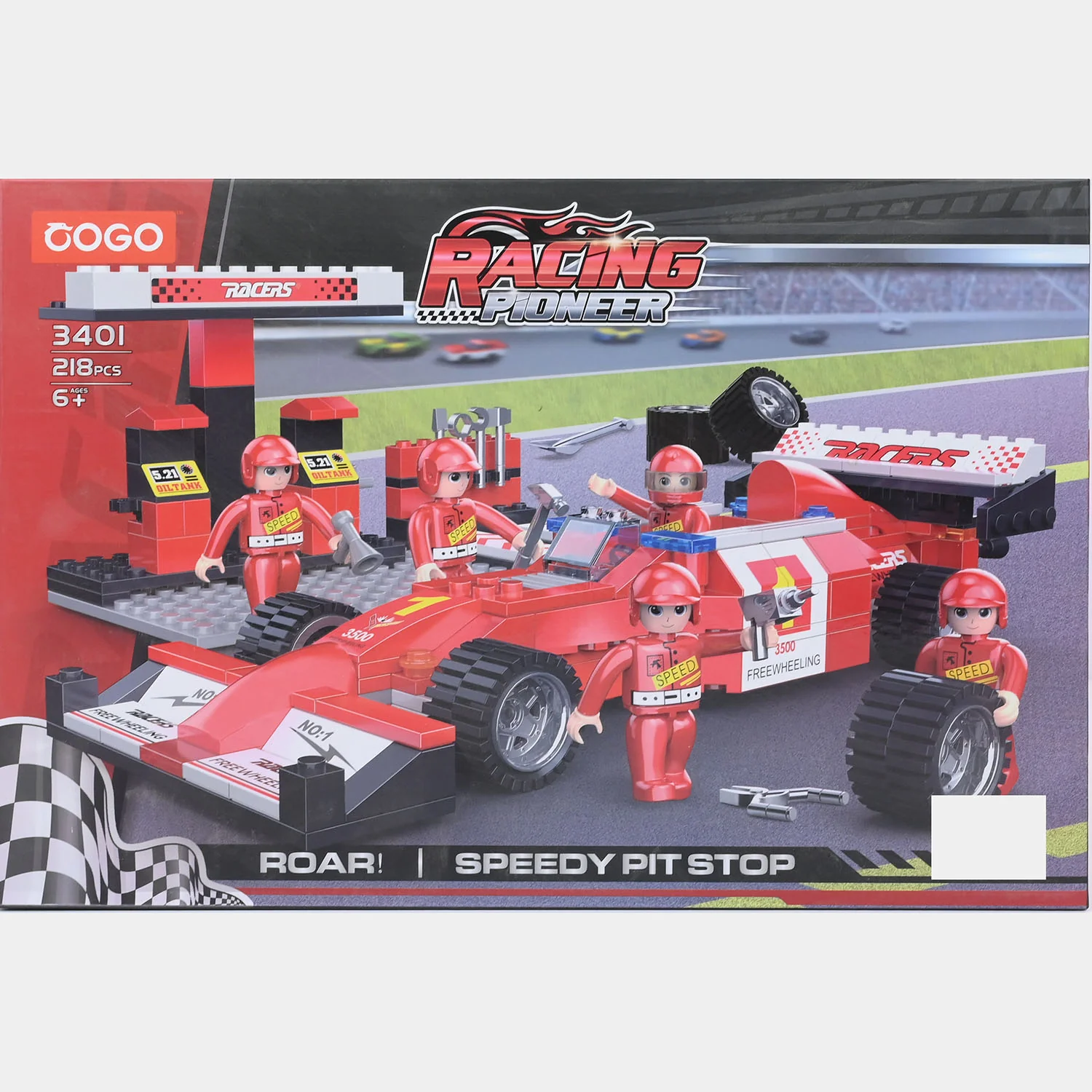 Formula Racing Car Building Block Set for Kids - Image 4