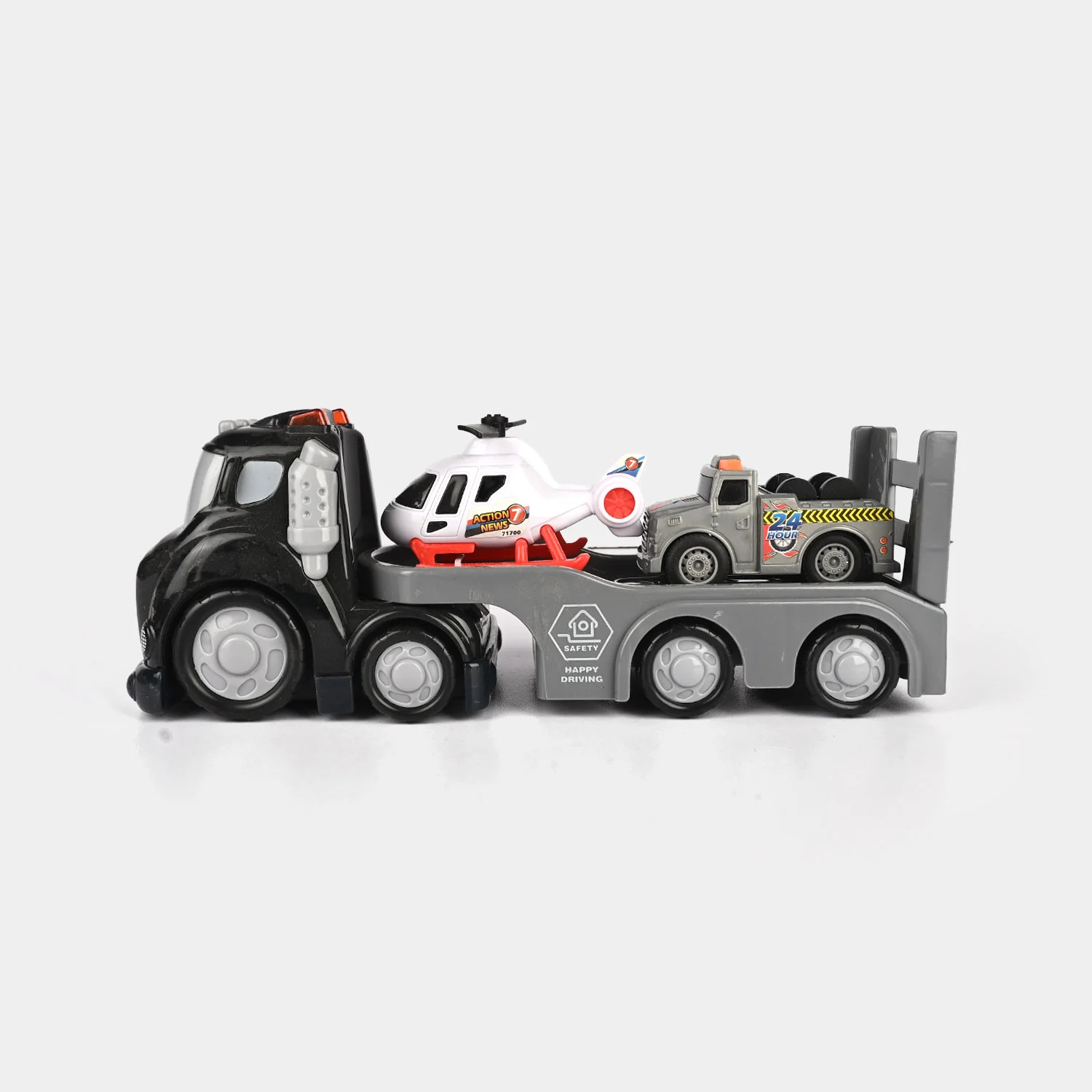 Kids' Interactive Police Rescue Truck – Friction Powered with Realistic Lights & Sound - Image 4