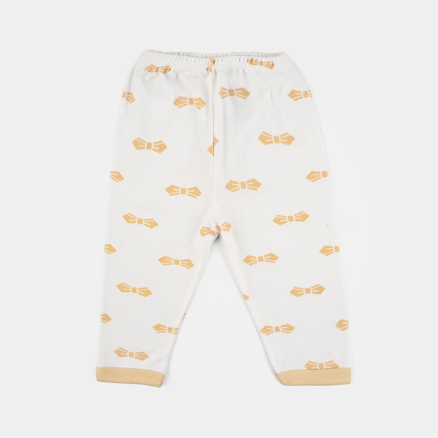 Infant Front Open Suit Bow Bleached Sand - Image 4