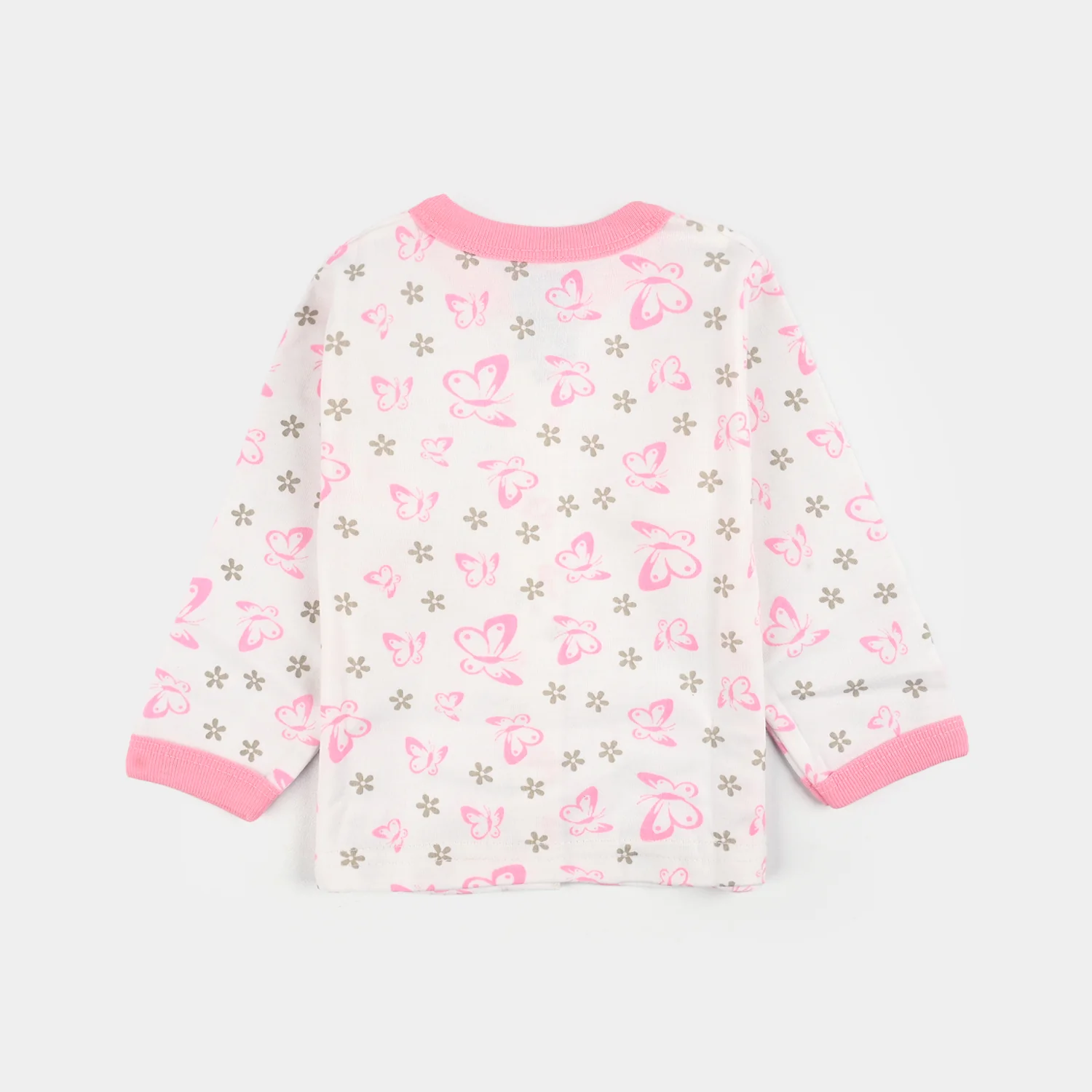 Infant Front Open Suit Butterfly L.Pink - Image 3