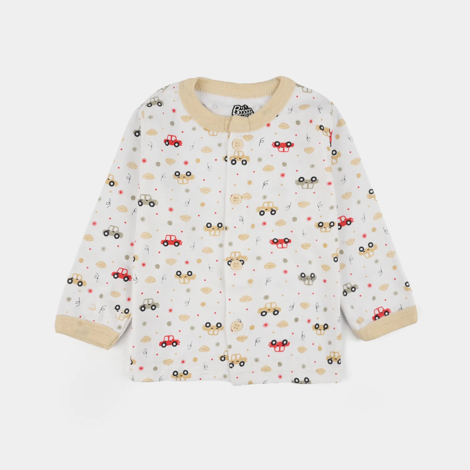 Infant Front Open Suit Car Bleached Sand - Image 2