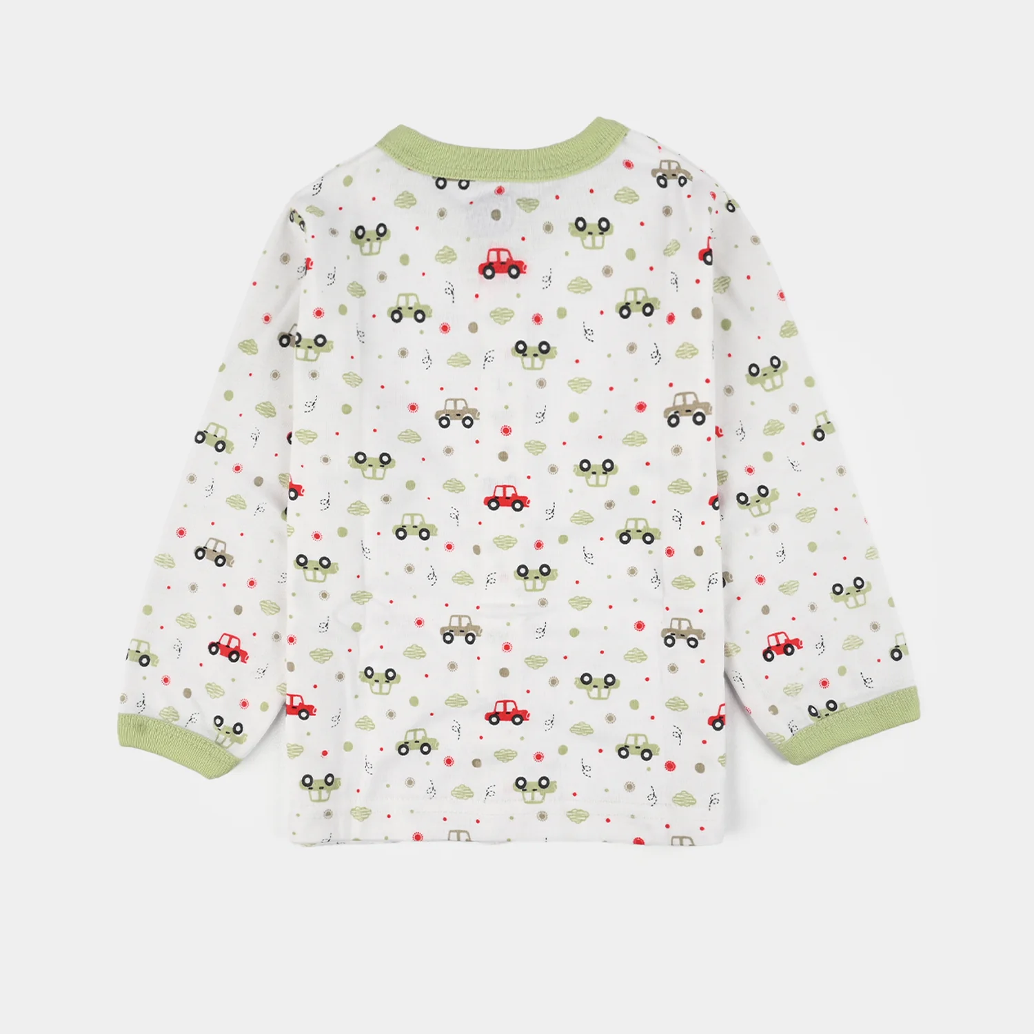 Infant Front Open Suit Car Misty Jade - Image 3