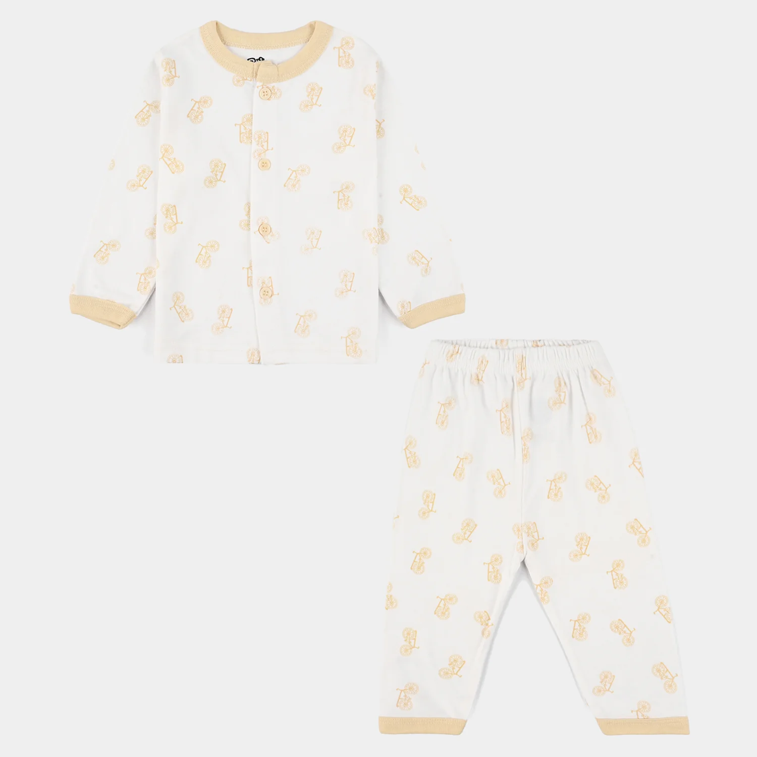 Infant Front Open Suit Cycle  Bleached Sand