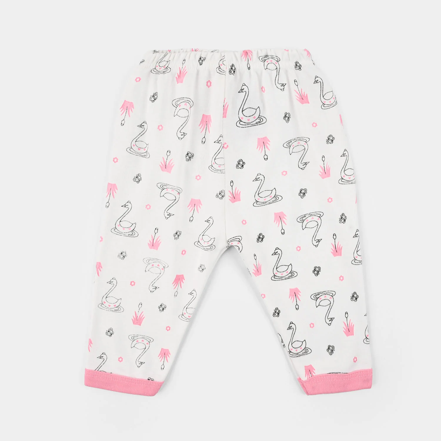 Infant Front Open Suit Duck - Light Pink - Image 4