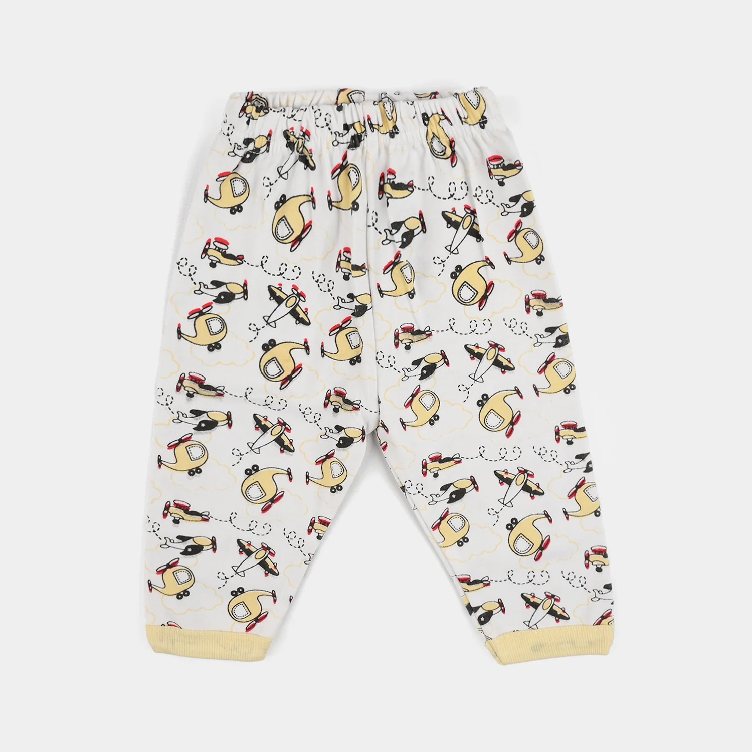 Infant Front Open Suit (Helicopter) - White/Yellow - Image 4