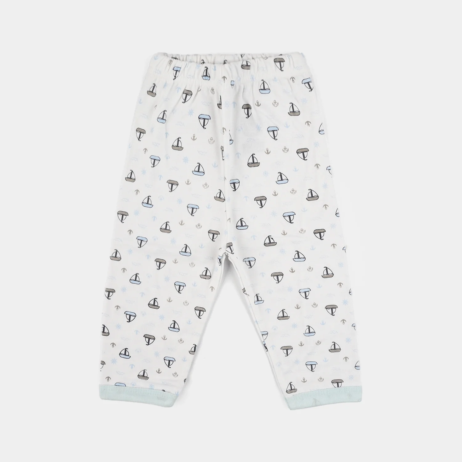 Infant Front Open Suit (Ship) - White/Blue - Image 4