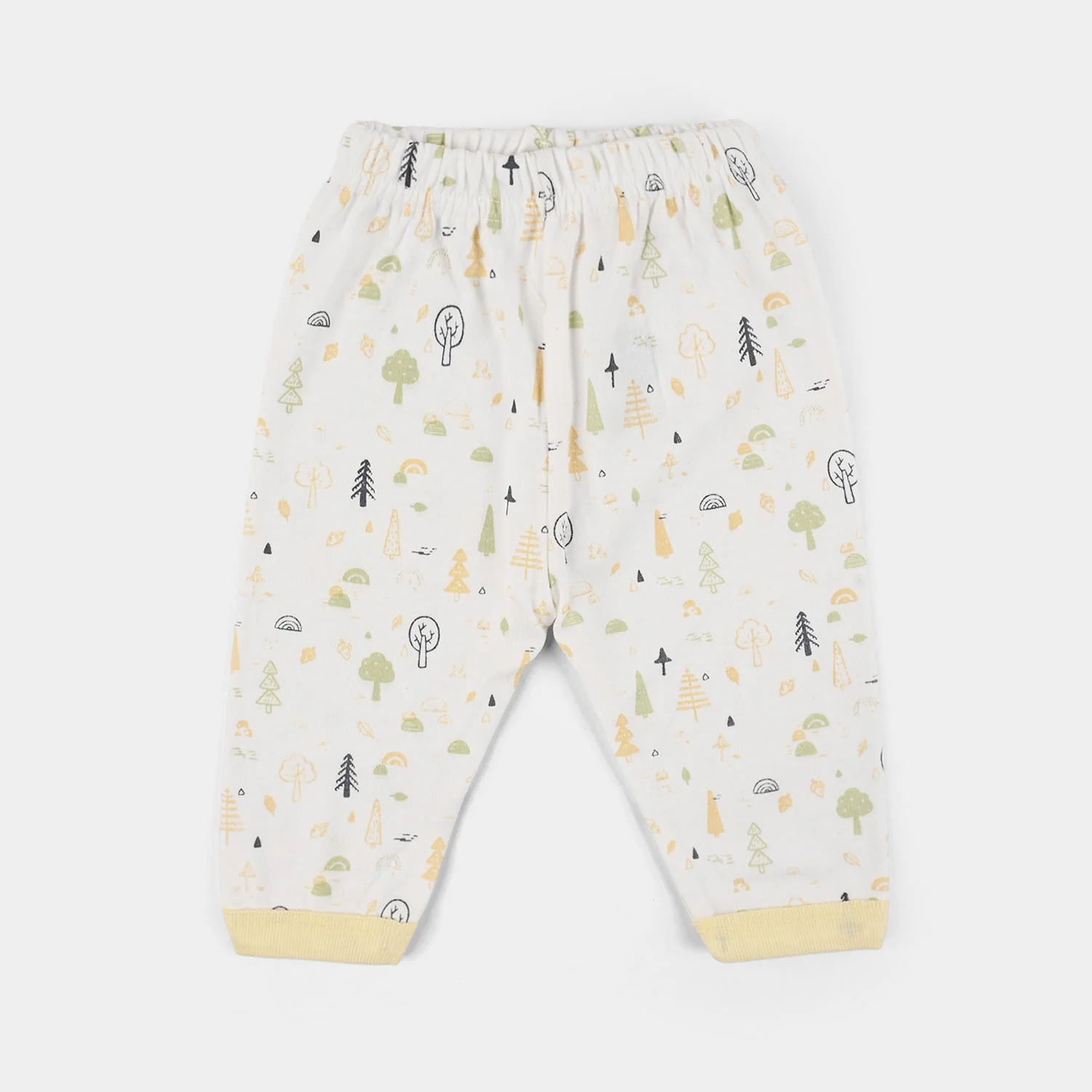 Infant Front Open Suit (Tree Vanilla Ice) - White/Yellow - Image 4