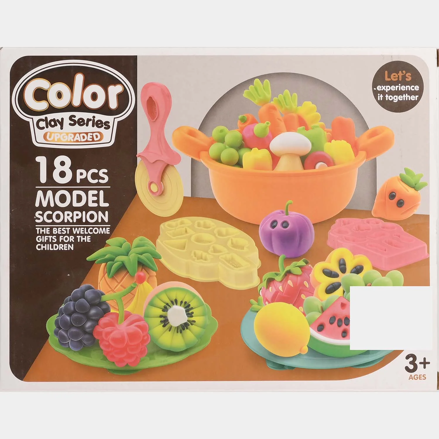 Fruit Color Clay 18Pcs - Image 2